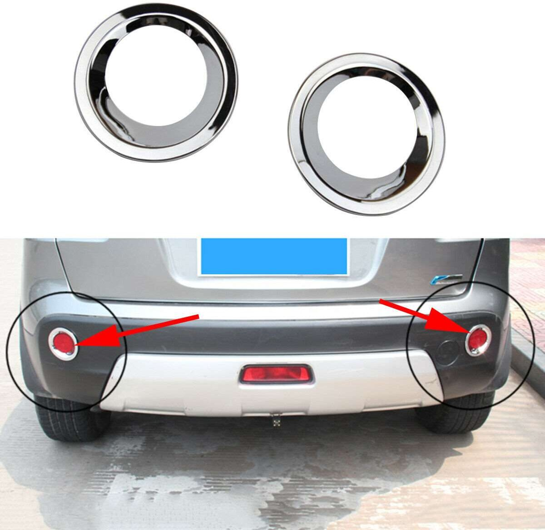Nissan Qashqai Uyumlu 2006 2009 Arka Reflektör Çerçevesi Krom Nissan Qashqai Uyumlu 2006 2009 Arka Reflektör Çerçevesi Krom