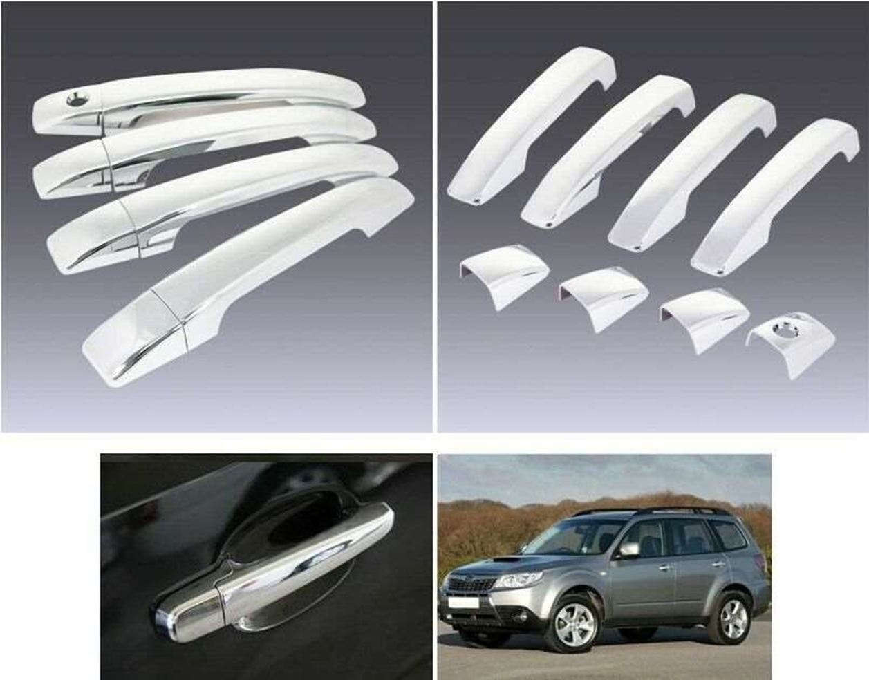 Subaru Forester Uyumlu 2009 2012 Kapı Kolu ABS Krom Parça Subaru Forester Uyumlu 2009 2012 Kapı Kolu ABS Krom Parça