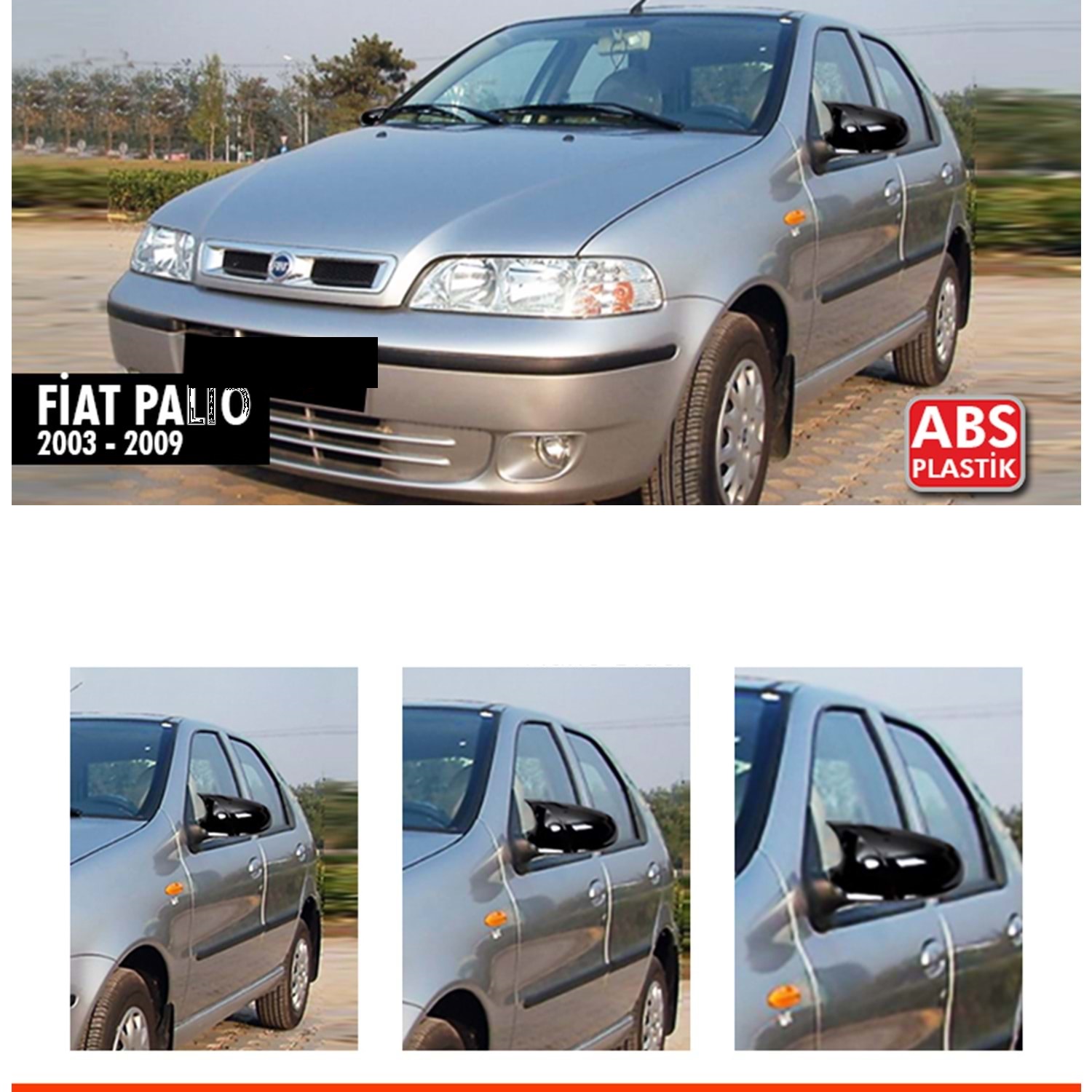 Palio Batman Ayna Kapağı Piano Black / 2003-2009 Palio Batman Ayna Kapağı Piano Black / 2003-2009
