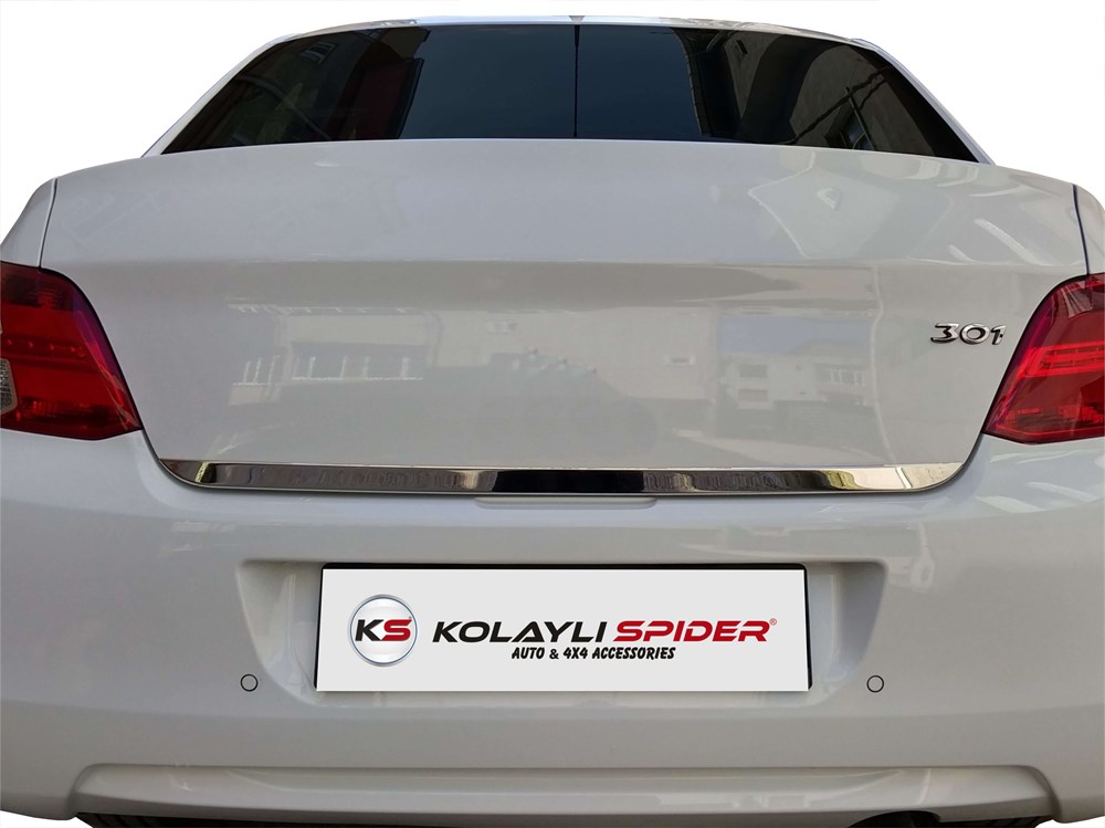 Peugeot 301 Bagaj Alt Çıta Krom 2013 ve Sonrası Peugeot 301 Bagaj Alt Çıta Krom 2013 ve Sonrası