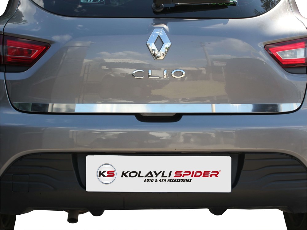 Renault Clio 4 Bagaj Alt Çıta Krom 2013-2019 Renault Clio 4 Bagaj Alt Çıta Krom 2013-2019