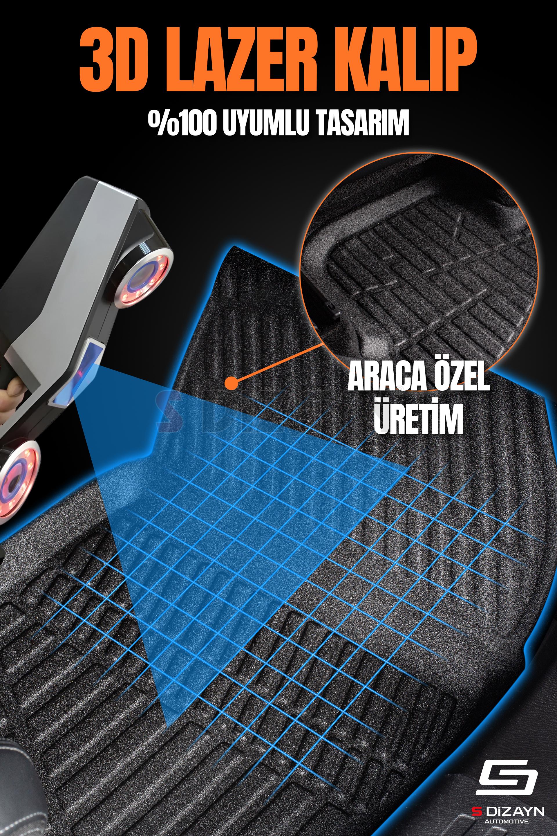 S-Dizayn Renault Clio 5 3D Pro Havuzlu Paspas 2019 Üzeri A+ Kalite S-Dizayn Renault Clio 5 3D Pro Havuzlu Paspas 2019 Üzeri A+ Kalite