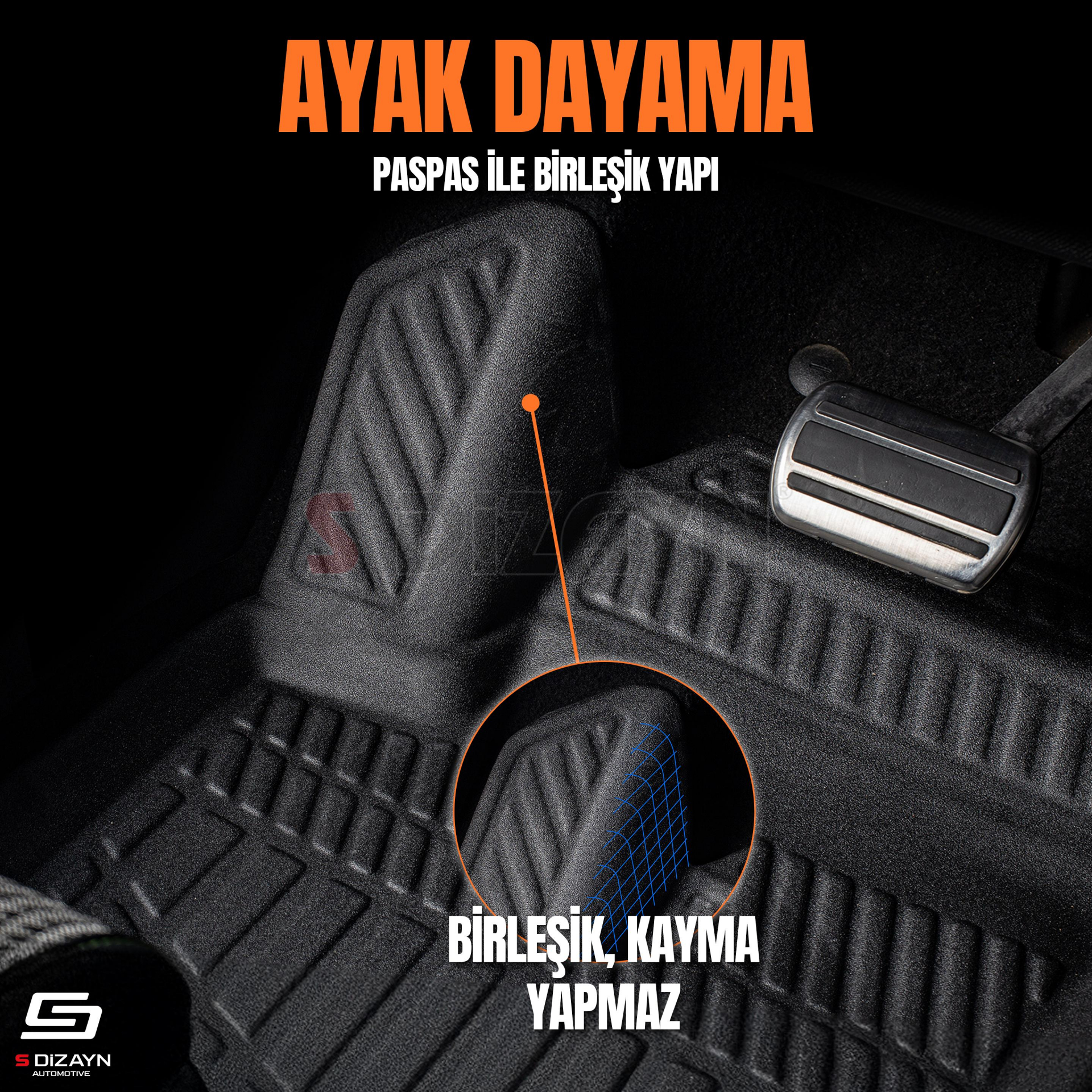 S-Dizayn Renault Clio 5 3D Pro Havuzlu Paspas 2019 Üzeri A+ Kalite S-Dizayn Renault Clio 5 3D Pro Havuzlu Paspas 2019 Üzeri A+ Kalite