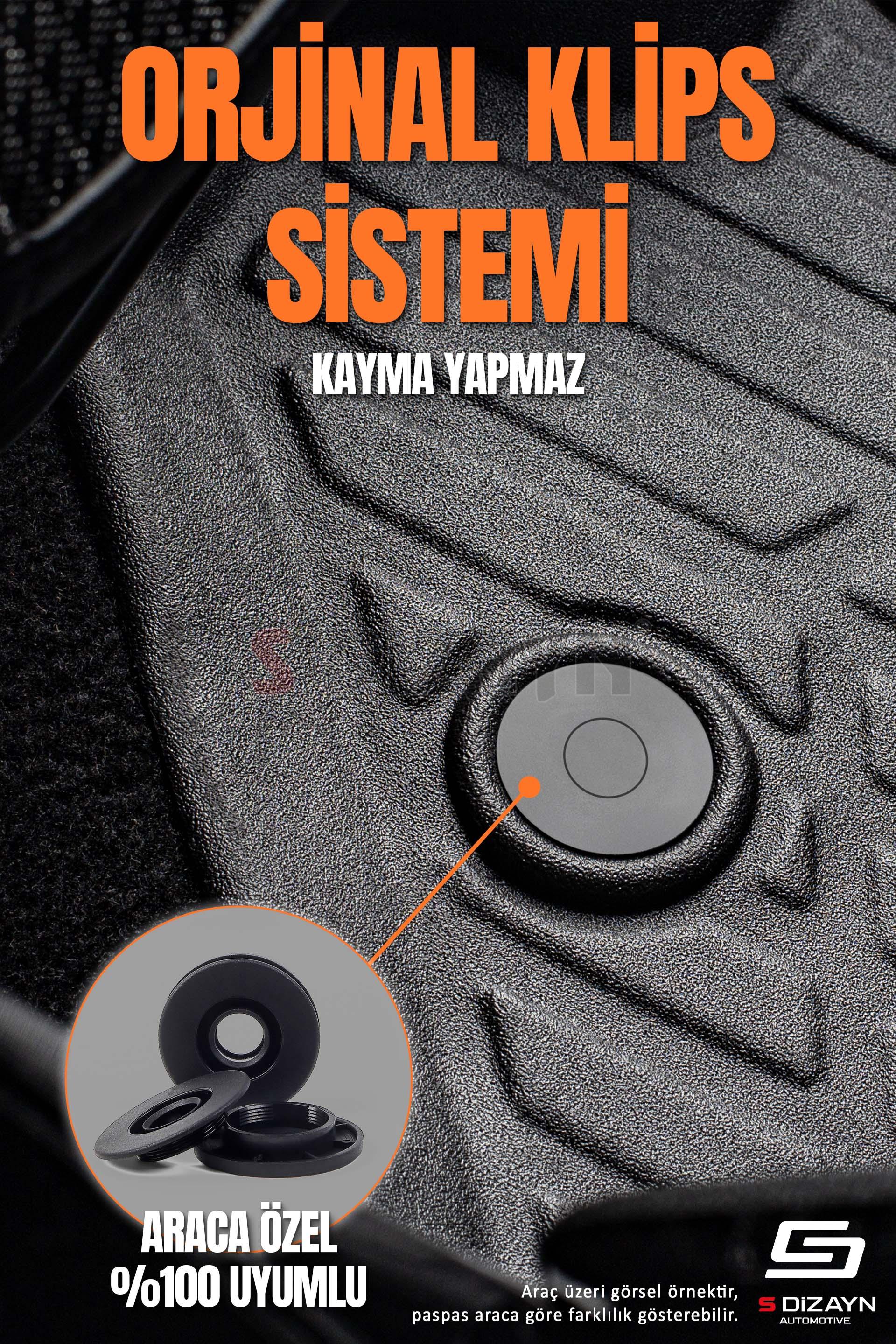 S-Dizayn Renault Clio 5 3D Pro Havuzlu Paspas 2019 Üzeri A+ Kalite S-Dizayn Renault Clio 5 3D Pro Havuzlu Paspas 2019 Üzeri A+ Kalite