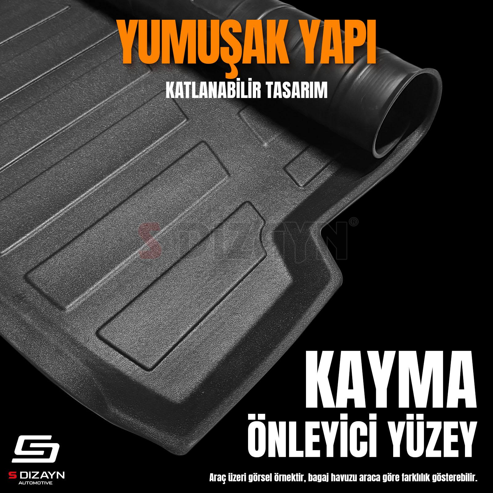 S-Dizayn Renault Duster 4X4 3D Pro Bagaj Havuzu 2024 Üzeri A+ Kalite S-Dizayn Renault Duster 4X4 3D Pro Bagaj Havuzu 2024 Üzeri A+ Kalite