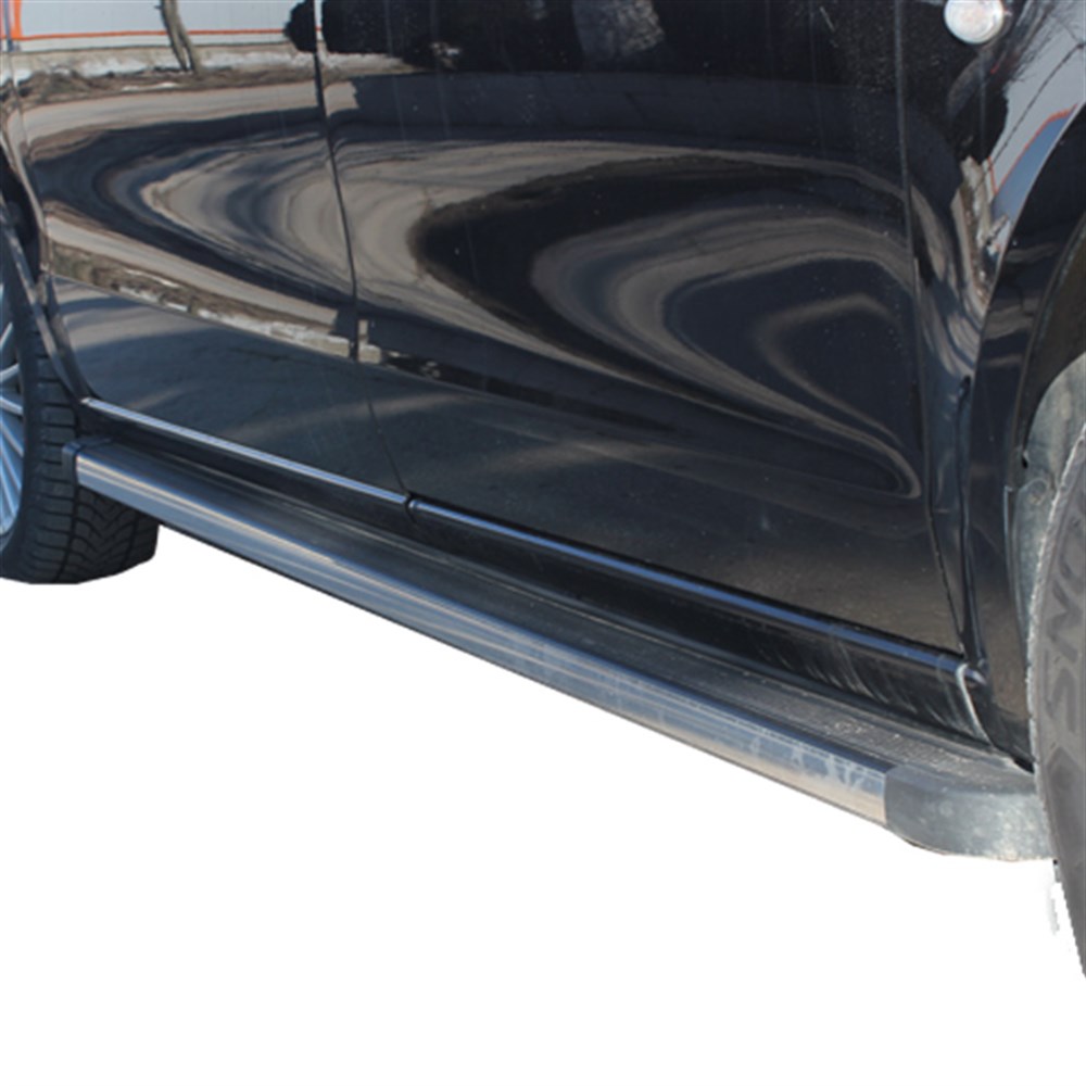 Renault Kangoo 2 Miranda Alüminyum Yan Koruma Siyah 2008 ve Sonrası Renault Kangoo 2 Miranda Alüminyum Yan Koruma Siyah 2008 ve Sonrası