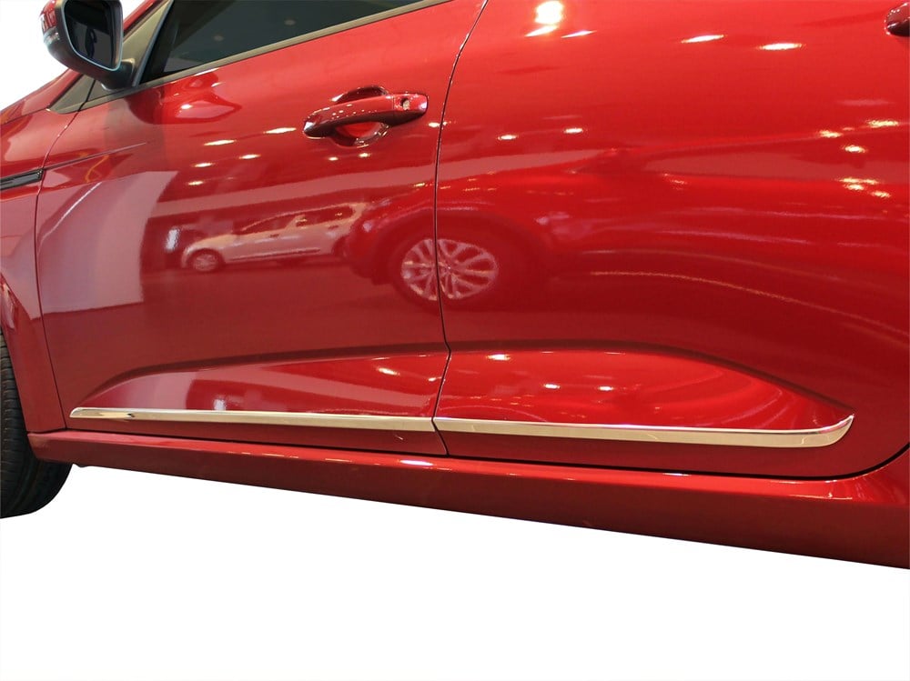Renault Megane 4 SD Yan Kapı Çıtası 4 Prç Krom 2017 ve Sonrası Renault Megane 4 SD Yan Kapı Çıtası 4 Prç Krom 2017 ve Sonrası