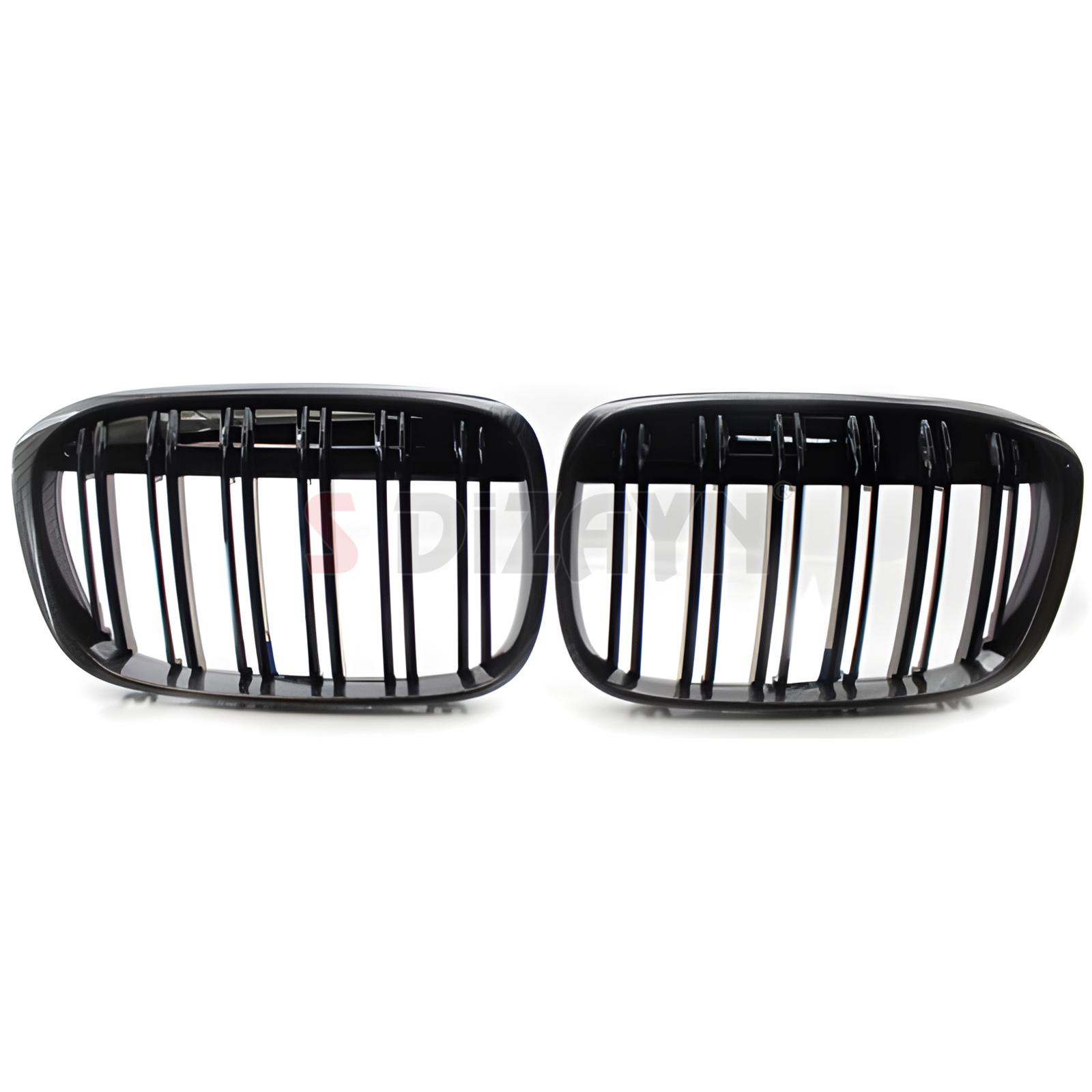 S-Dizayn Bmw X1 F48/F49 Ön Panjur Böbrek Parlak Siyah Piano Black M X1 Model 2016-2022 S-Dizayn Bmw X1 F48/F49 Ön Panjur Böbrek Parlak Siyah Piano Black M X1 Model 2016-2022