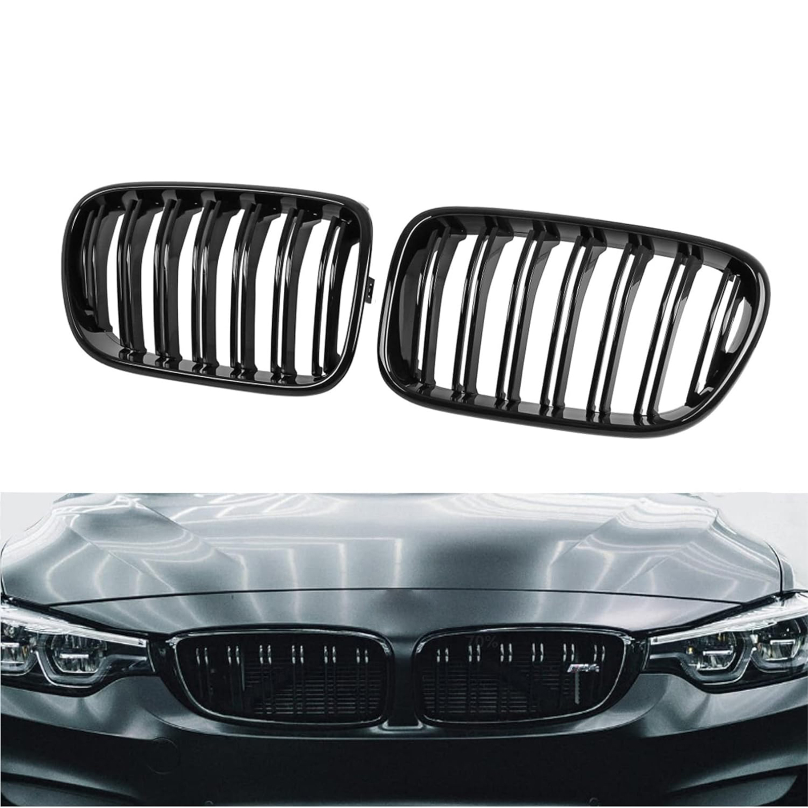 S-Dizayn Bmw X3 F25 Ön Panjur Böbrek Parlak Siyah Piano Black M X3 Model 2011-2013 S-Dizayn Bmw X3 F25 Ön Panjur Böbrek Parlak Siyah Piano Black M X3 Model 2011-2013