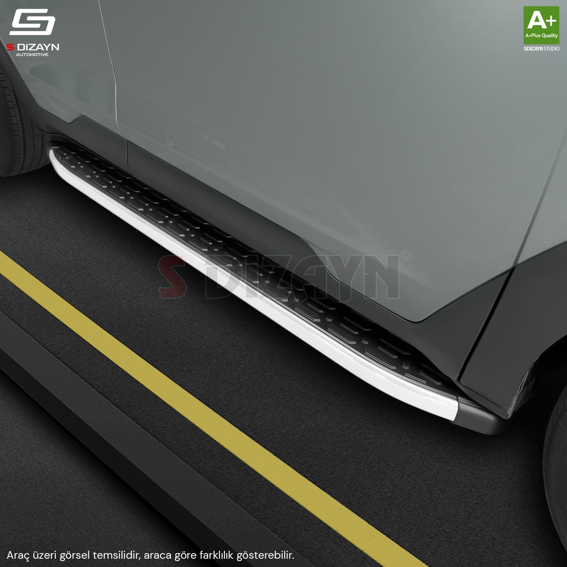 S-Dizayn BYD Atto 3 Evo Aluminyum Yan Basamak 193 Cm 2022 Üzeri S-Dizayn BYD Atto 3 Evo Aluminyum Yan Basamak 193 Cm 2022 Üzeri