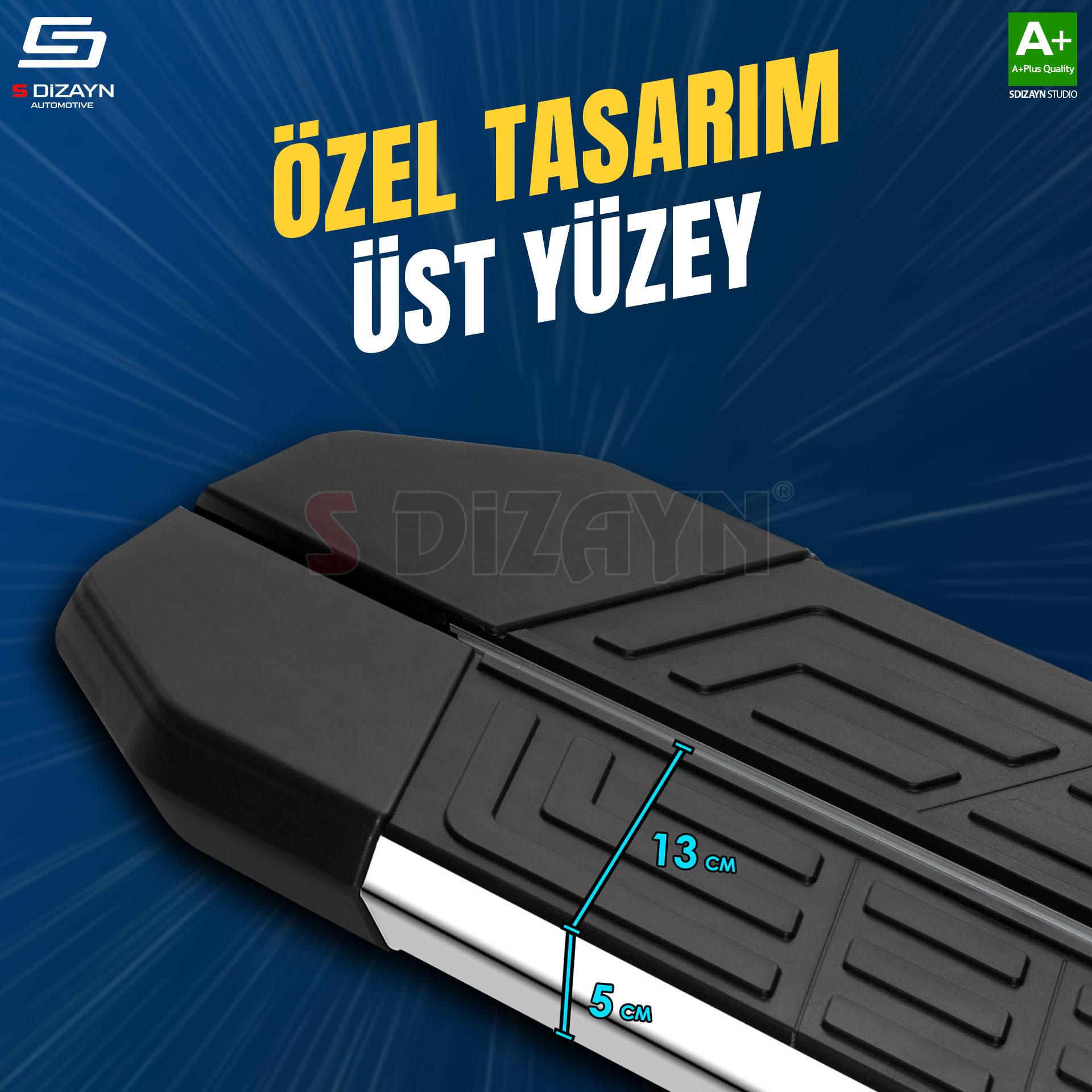 S-Dizayn BYD Atto 3 NewLine Krom Yan Basamak 193 Cm 2022 Üzeri S-Dizayn BYD Atto 3 NewLine Krom Yan Basamak 193 Cm 2022 Üzeri