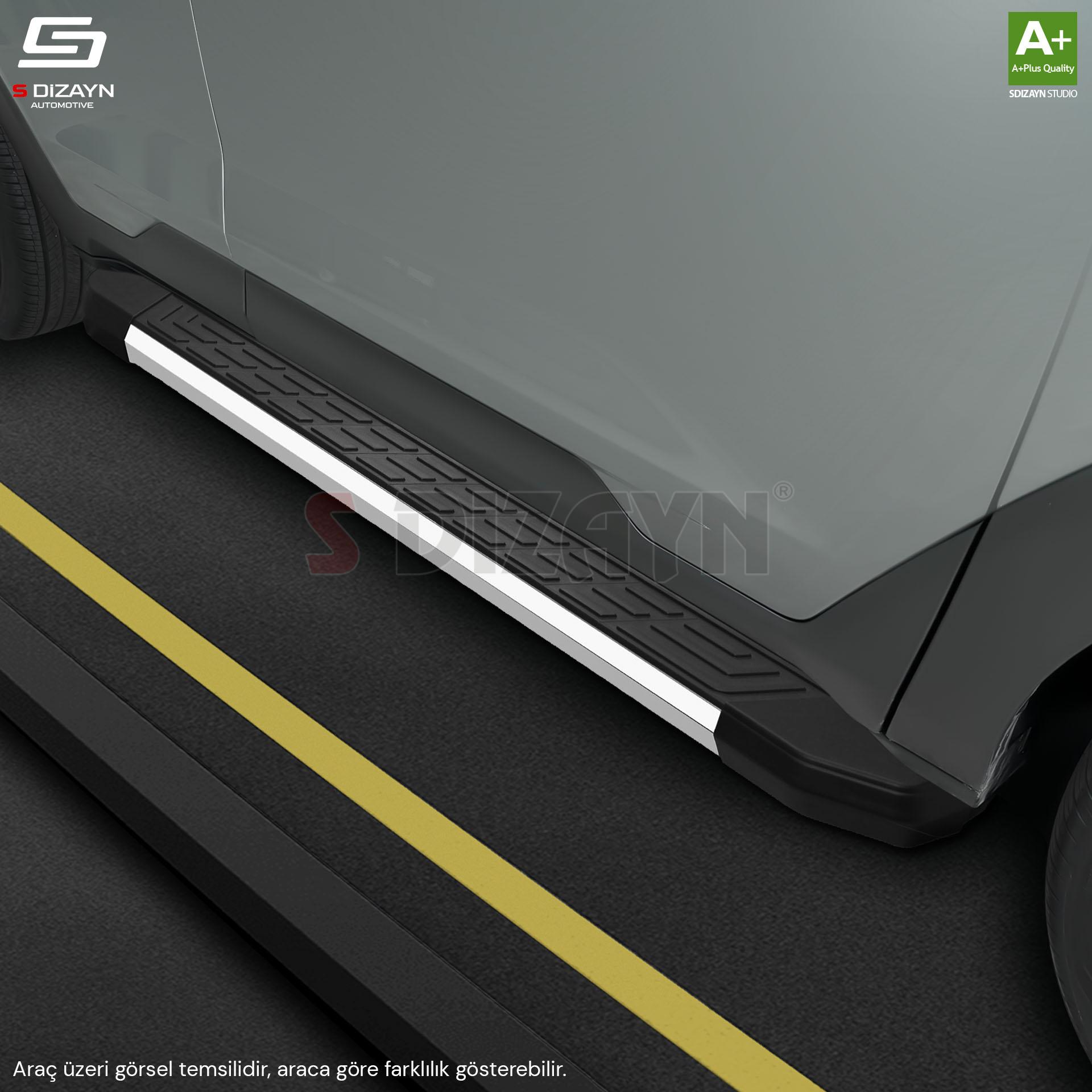 S-Dizayn BYD Atto 3 NewLine Krom Yan Basamak 193 Cm 2022 Üzeri S-Dizayn BYD Atto 3 NewLine Krom Yan Basamak 193 Cm 2022 Üzeri