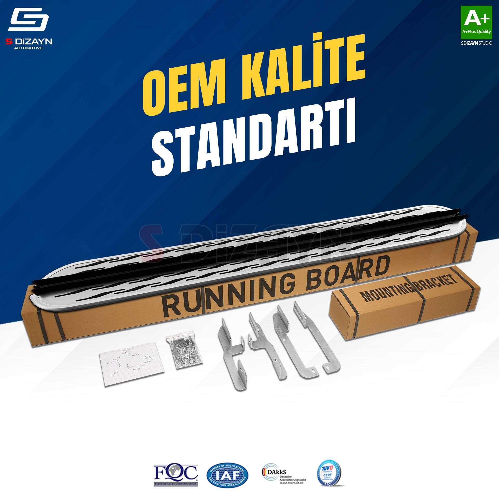 S-Dizayn BYD Atto 3 OEM Still Pro V2 Aluminyum Yan Basamak 183 Cm 2022 Üzeri S-Dizayn BYD Atto 3 OEM Still Pro V2 Aluminyum Yan Basamak 183 Cm 2022 Üzeri