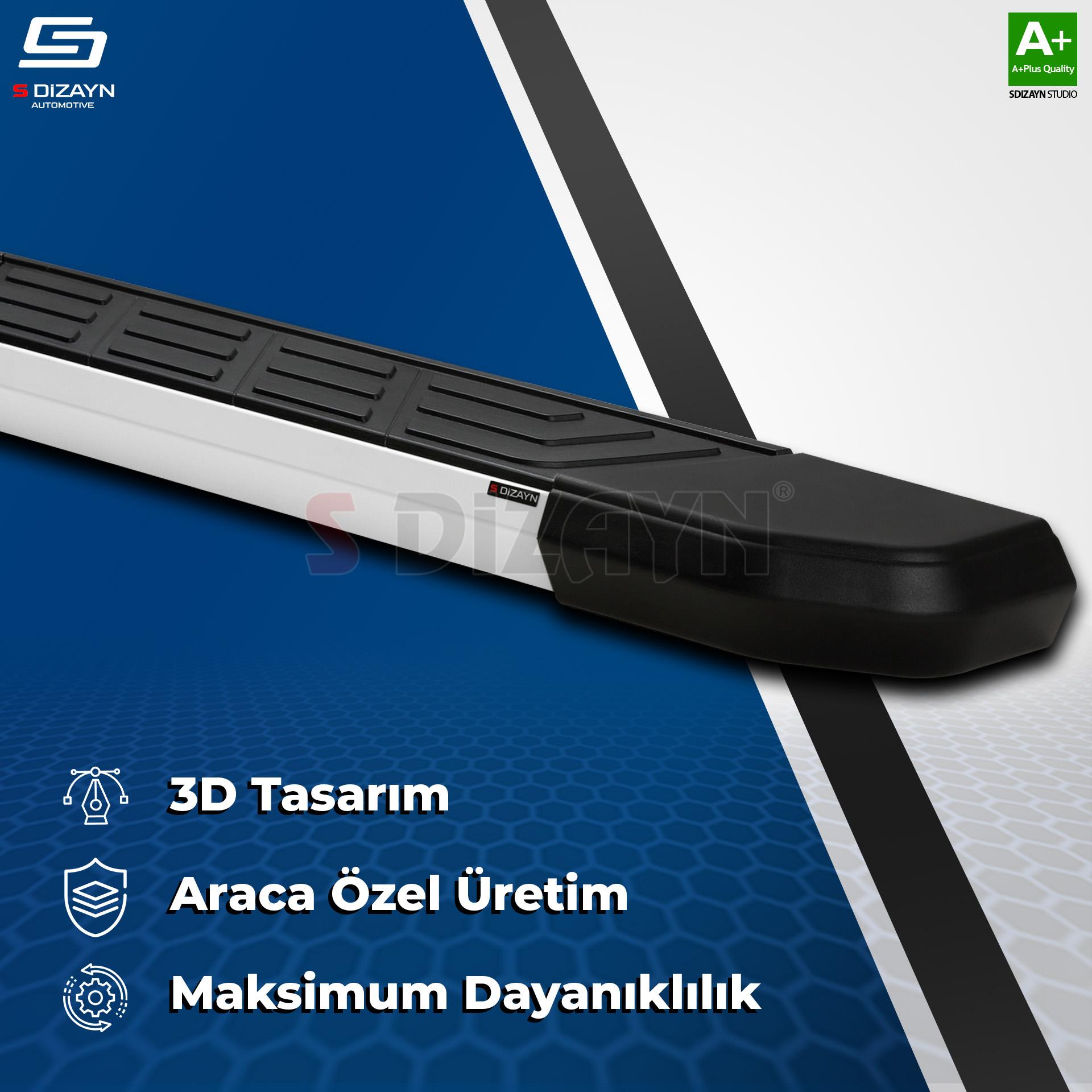 S-Dizayn BYD Seal U Elektrikli NewLine Aluminyum Yan Basamak 193 Cm 2022 Üzeri A+ Kalite S-Dizayn BYD Seal U Elektrikli NewLine Aluminyum Yan Basamak 193 Cm 2022 Üzeri A+ Kalite