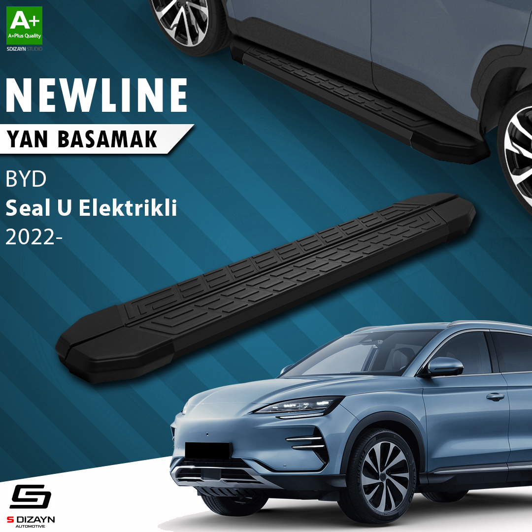 S-Dizayn BYD Seal U Elektrikli NewLine Siyah Yan Basamak 193 Cm 2022 Üzeri A+ Kalite S-Dizayn BYD Seal U Elektrikli NewLine Siyah Yan Basamak 193 Cm 2022 Üzeri A+ Kalite