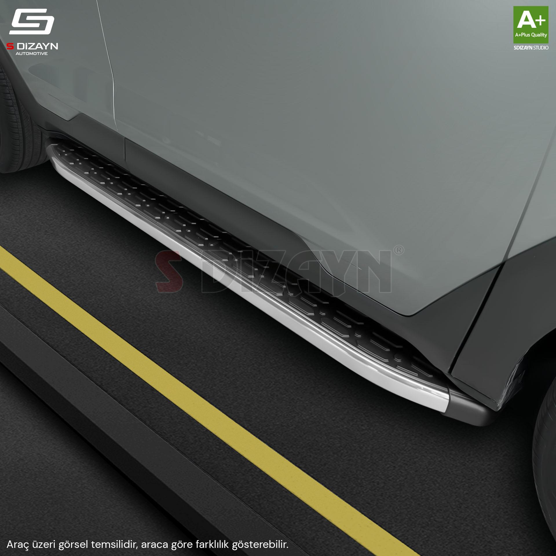 S-Dizayn BYD Seal U Hybrid Evo Krom Yan Basamak 193 Cm 2022 Üzeri A+ Kalite S-Dizayn BYD Seal U Hybrid Evo Krom Yan Basamak 193 Cm 2022 Üzeri A+ Kalite