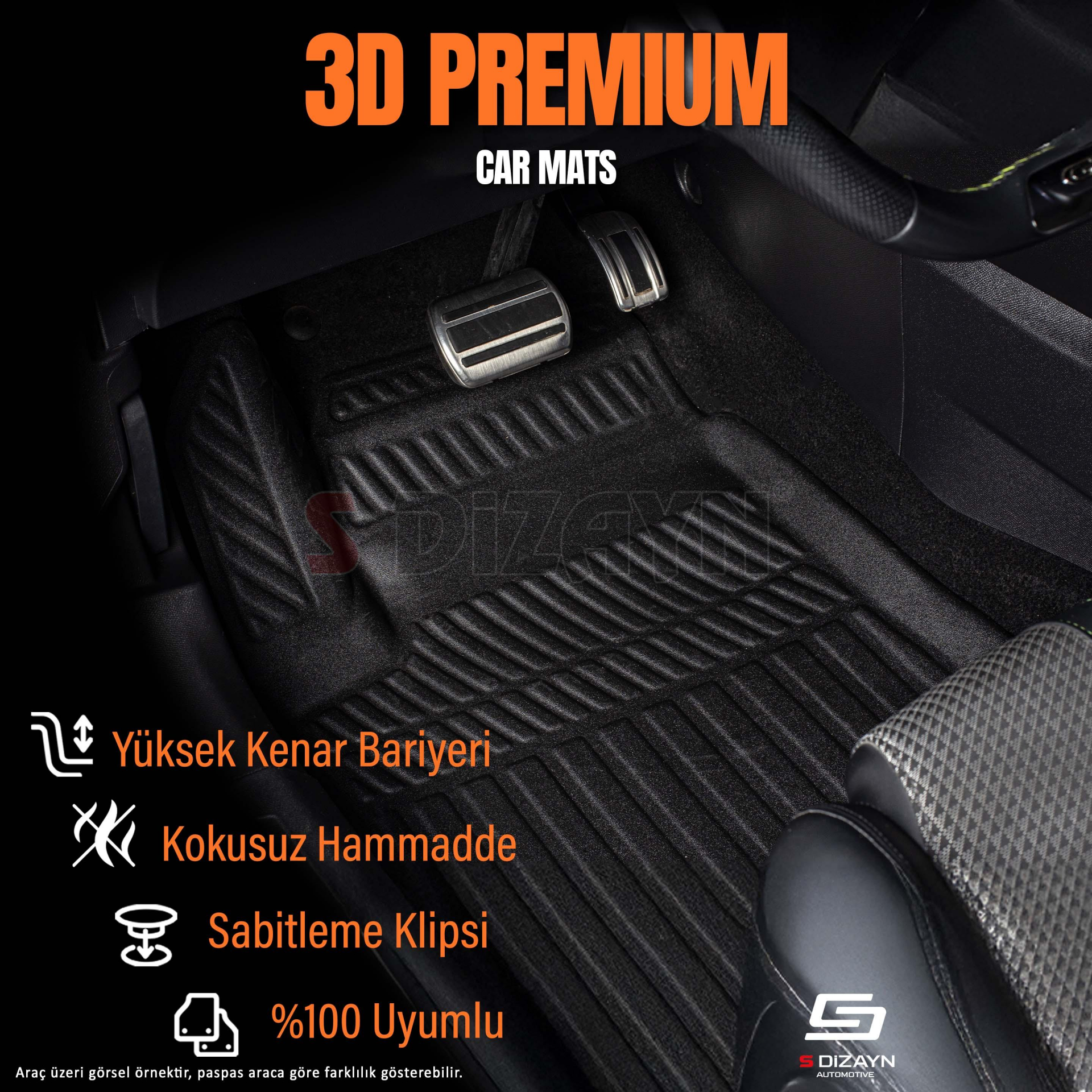 S-Dizayn DFSK E5 Plug-IN Hybrid 3D Pro Havuzlu Paspas 2024 Üzeri A+ Kalite S-Dizayn DFSK E5 Plug-IN Hybrid 3D Pro Havuzlu Paspas 2024 Üzeri A+ Kalite