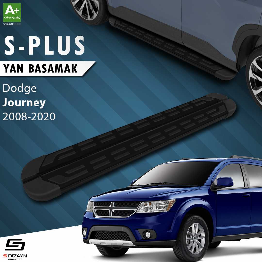 S-Dizayn Dodge Journey S-Plus Siyah Yan Basamak 183 Cm 2008-2020 A+ Kalite S-Dizayn Dodge Journey S-Plus Siyah Yan Basamak 183 Cm 2008-2020 A+ Kalite