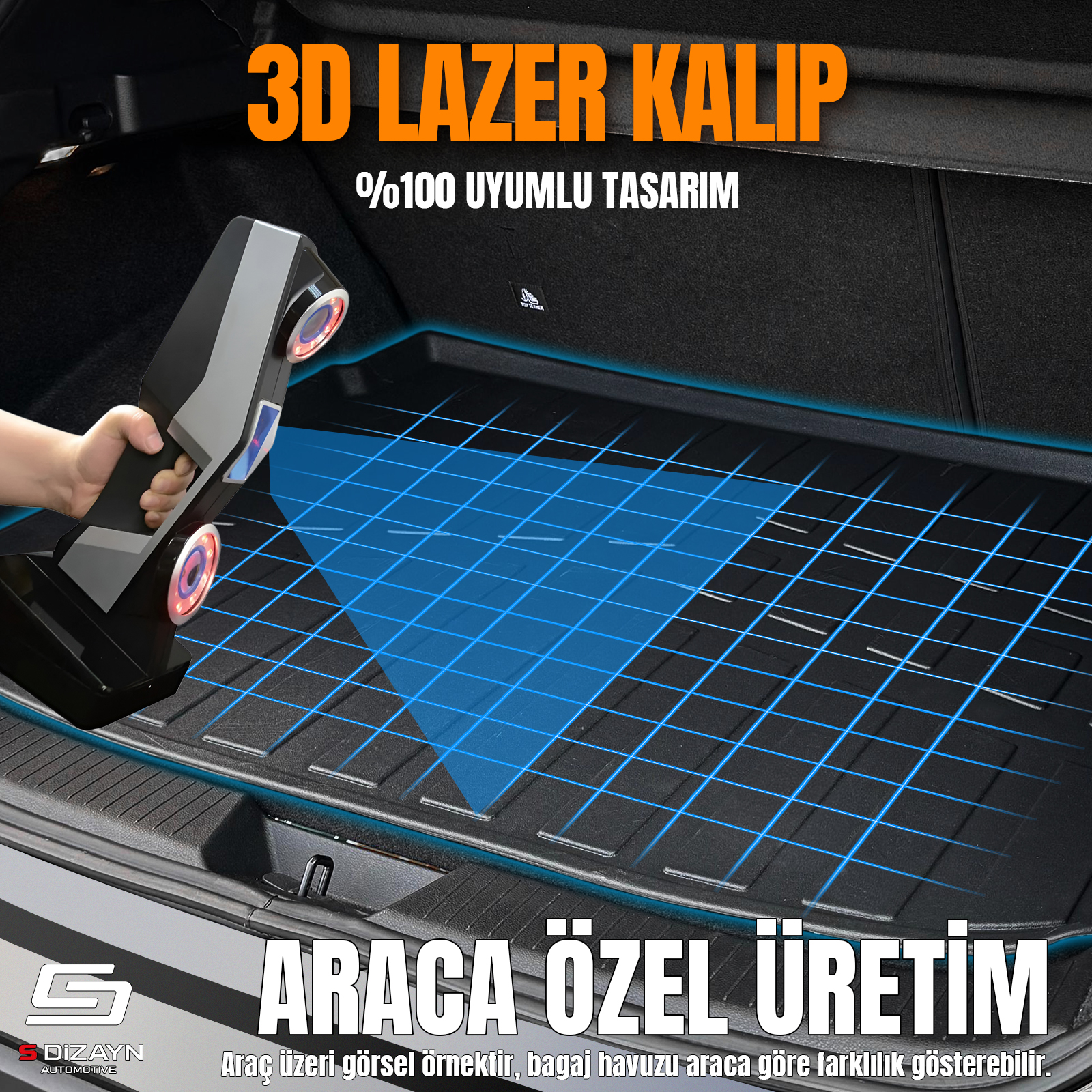 S-Dizayn Fiat Doblo Geniş Aile 3D Pro Bagaj Havuzu 2010-2022 A+ Kalite S-Dizayn Fiat Doblo Geniş Aile 3D Pro Bagaj Havuzu 2010-2022 A+ Kalite