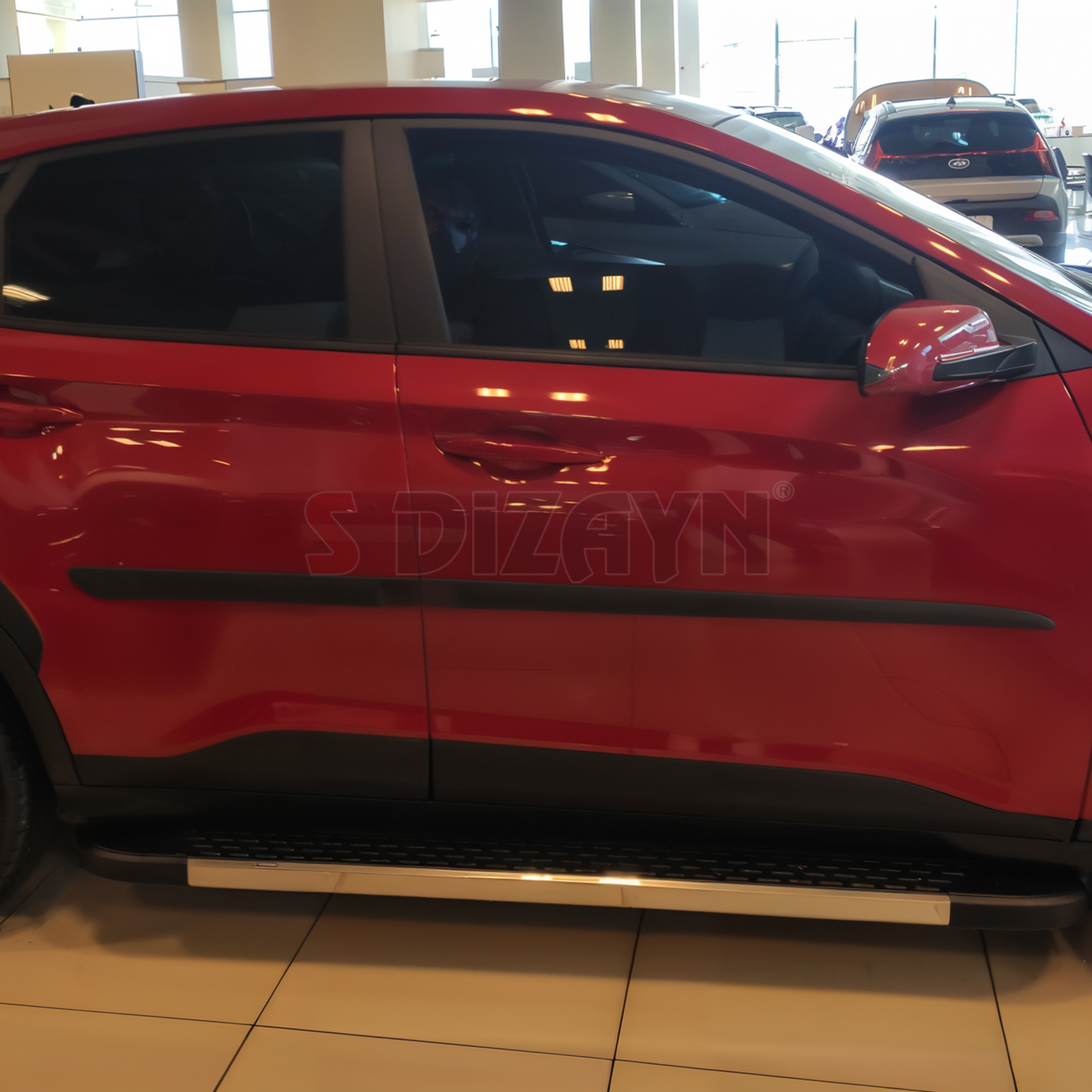 S-Dizayn Hyundai Kona ABS Plastik Yan Kapı Koruma Çıtası 2018-2023 A+ Kalite S-Dizayn Hyundai Kona ABS Plastik Yan Kapı Koruma Çıtası 2018-2023 A+ Kalite