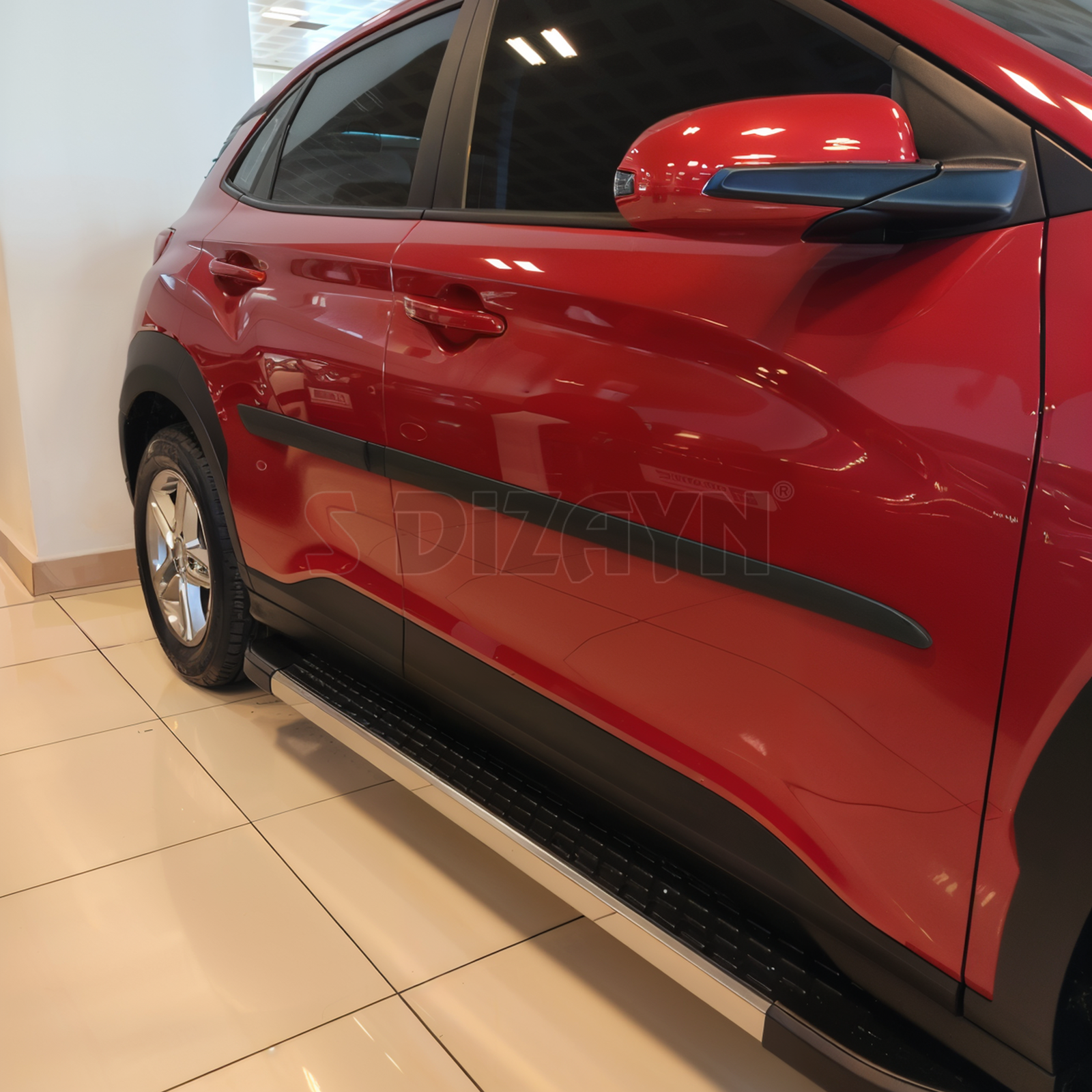 S-Dizayn Hyundai Kona ABS Plastik Yan Kapı Koruma Çıtası 2018-2023 A+ Kalite S-Dizayn Hyundai Kona ABS Plastik Yan Kapı Koruma Çıtası 2018-2023 A+ Kalite