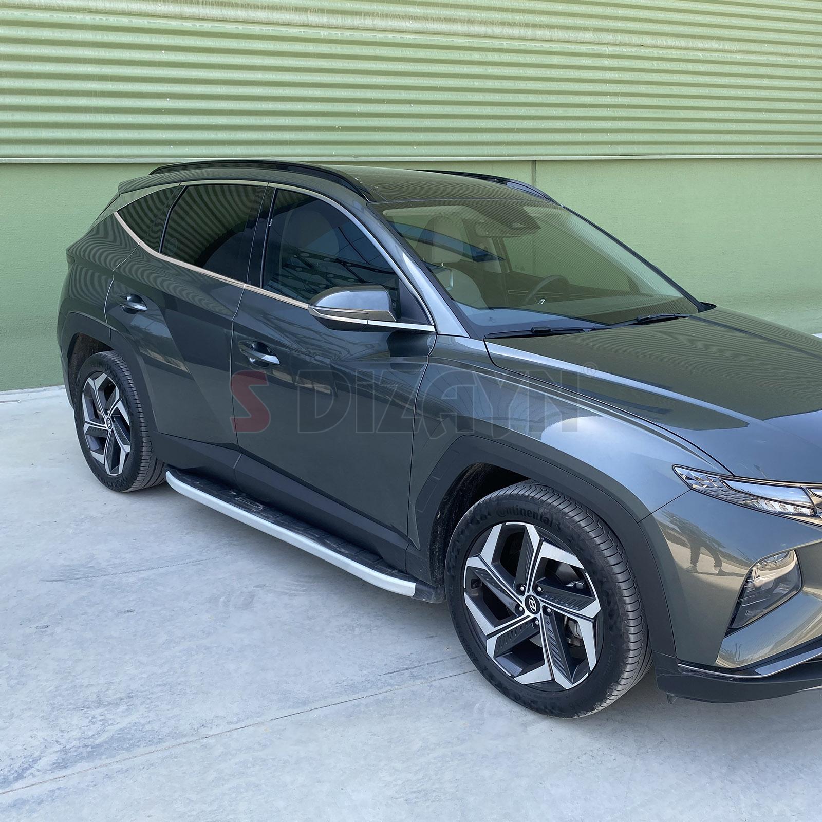 S-Dizayn Hyundai Tucson 4 Krom Cam Çıtası 6 Prç. 2021-2024 S-Dizayn Hyundai Tucson 4 Krom Cam Çıtası 6 Prç. 2021-2024