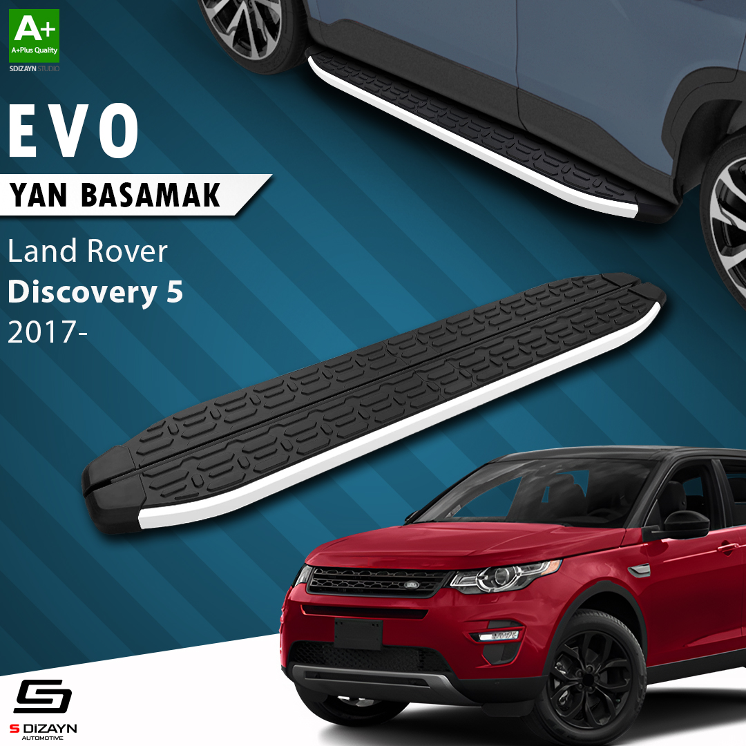 S-Dizayn Land Rover Discovery 5 Evo Aluminyum Yan Basamak 193 Cm 2017 Üzeri A+ Kalite S-Dizayn Land Rover Discovery 5 Evo Aluminyum Yan Basamak 193 Cm 2017 Üzeri A+ Kalite
