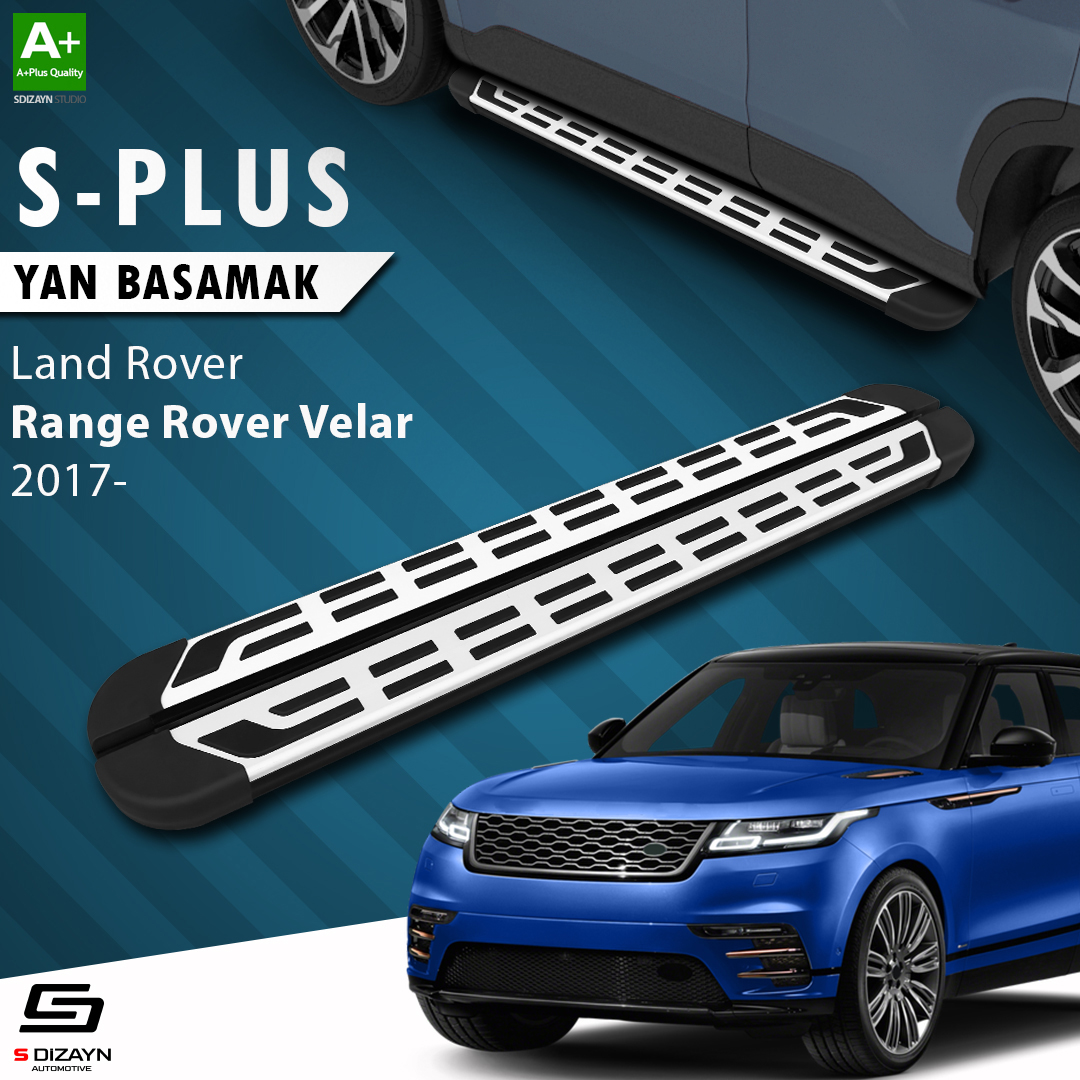 S-Dizayn Land Rover Range Rover Velar S-Plus Gri Yan Basamak 193 Cm 2017 Üzeri A+ Kalite S-Dizayn Land Rover Range Rover Velar S-Plus Gri Yan Basamak 193 Cm 2017 Üzeri A+ Kalite