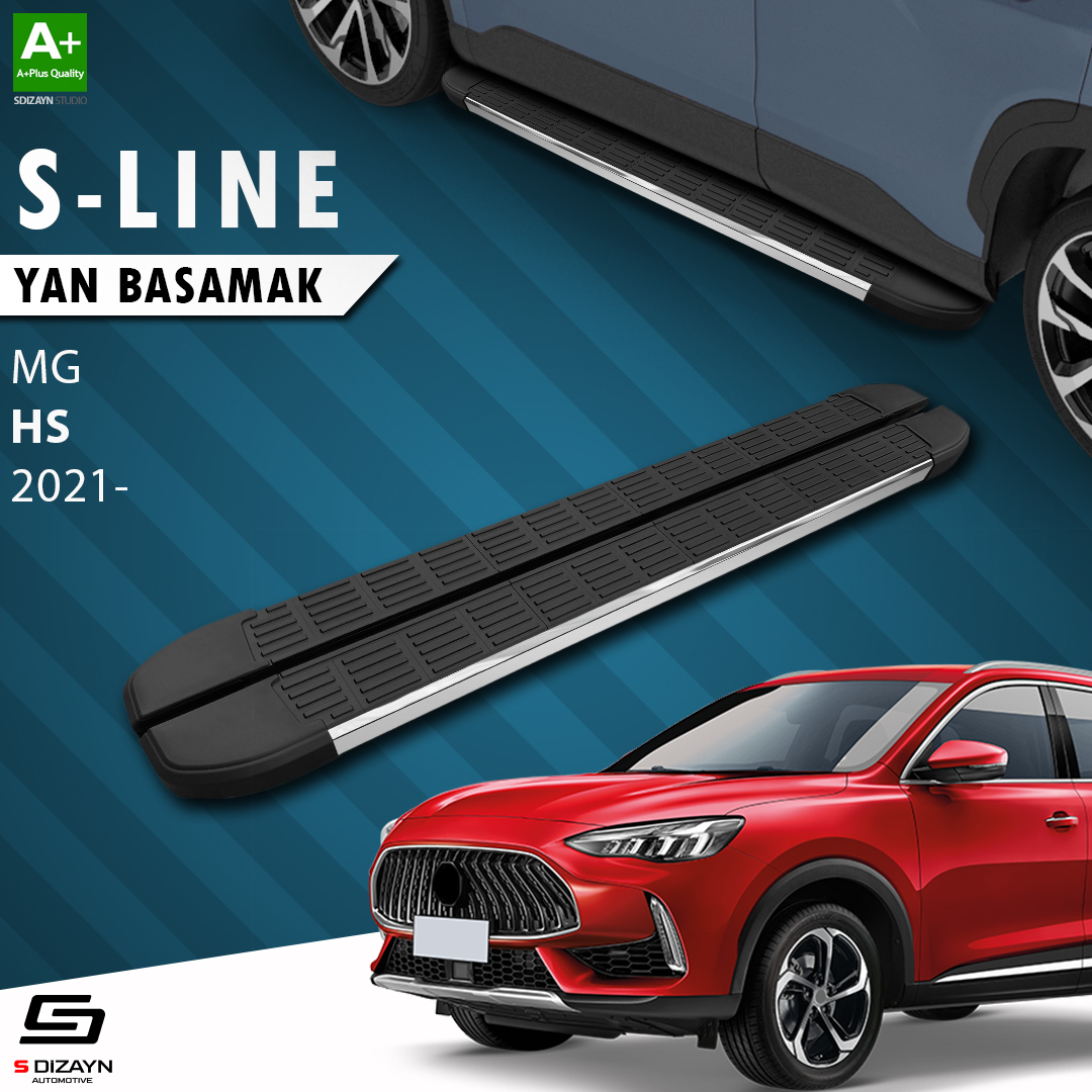 S-Dizayn MG HS S-Line Krom Yan Basamak 183 Cm 2021 Üzeri A+ Kalite S-Dizayn MG HS S-Line Krom Yan Basamak 183 Cm 2021 Üzeri A+ Kalite