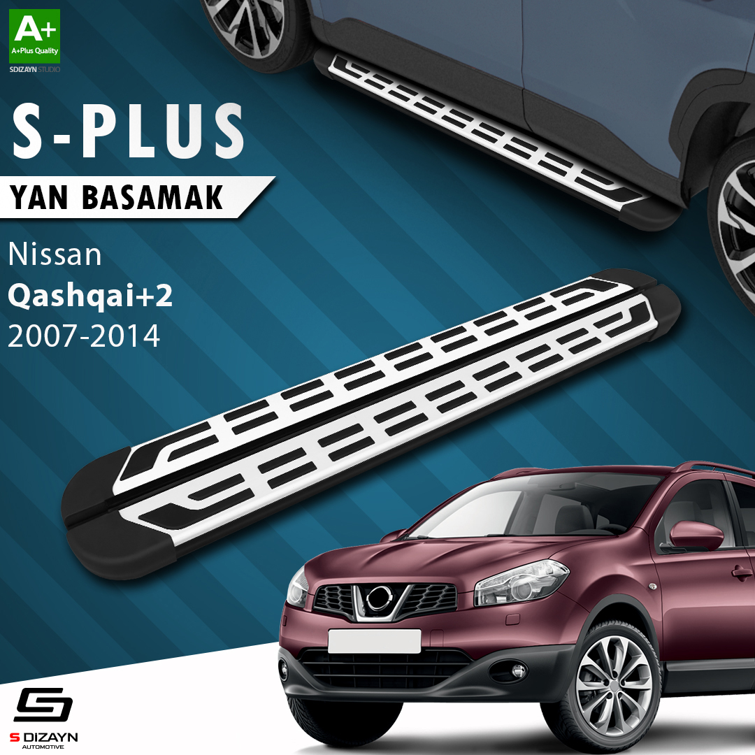 S-Dizayn Nissan Qashqai +2 S-Plus Gri Yan Basamak 173 Cm 2007-2014 A+ Kalite S-Dizayn Nissan Qashqai +2 S-Plus Gri Yan Basamak 173 Cm 2007-2014 A+ Kalite