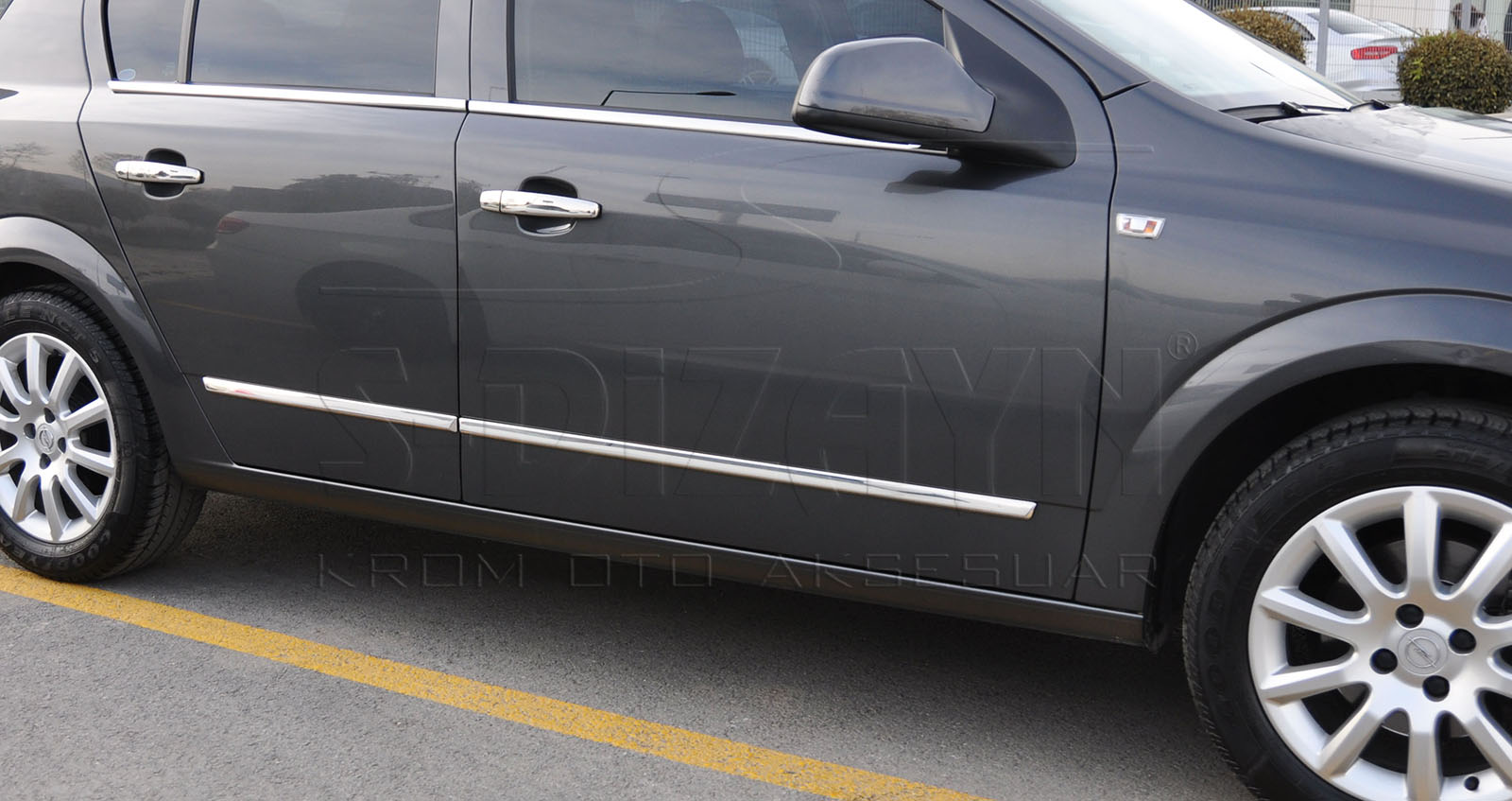S-Dizayn Opel Astra H SD Kapı Koruma Çıtası Krom 2008-2013 S-Dizayn Opel Astra H SD Kapı Koruma Çıtası Krom 2008-2013