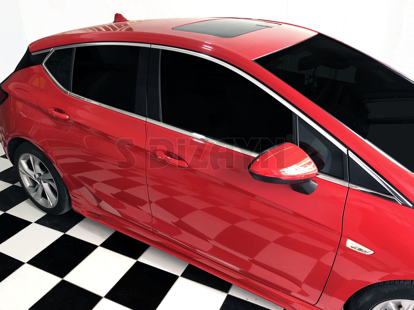 S-Dizayn Opel Astra K HB Krom Cam Üst Çıta 8 Prç. 2015-2022 S-Dizayn Opel Astra K HB Krom Cam Üst Çıta 8 Prç. 2015-2022