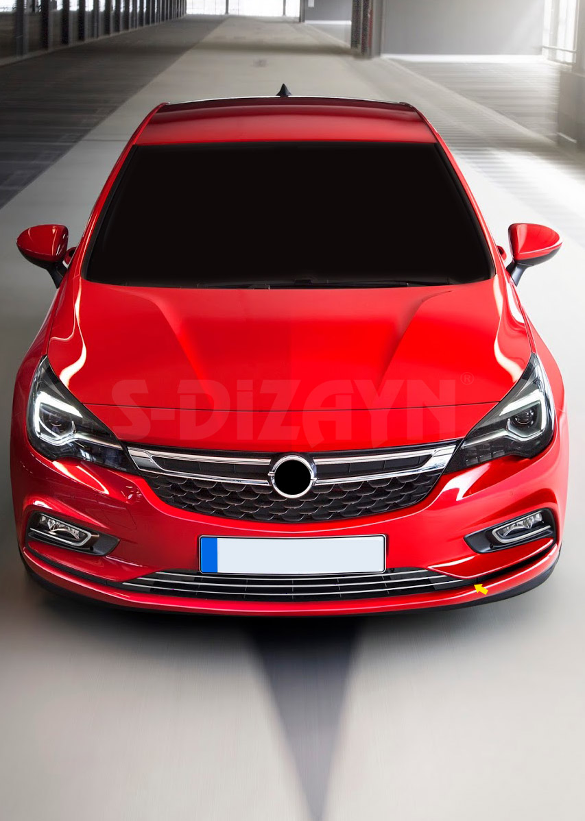 S-Dizayn Opel Astra K HB Krom Ön Tampon Alt Çıtası 3 Prç 2015-2022 (Sensörsüz) S-Dizayn Opel Astra K HB Krom Ön Tampon Alt Çıtası 3 Prç 2015-2022 (Sensörsüz)