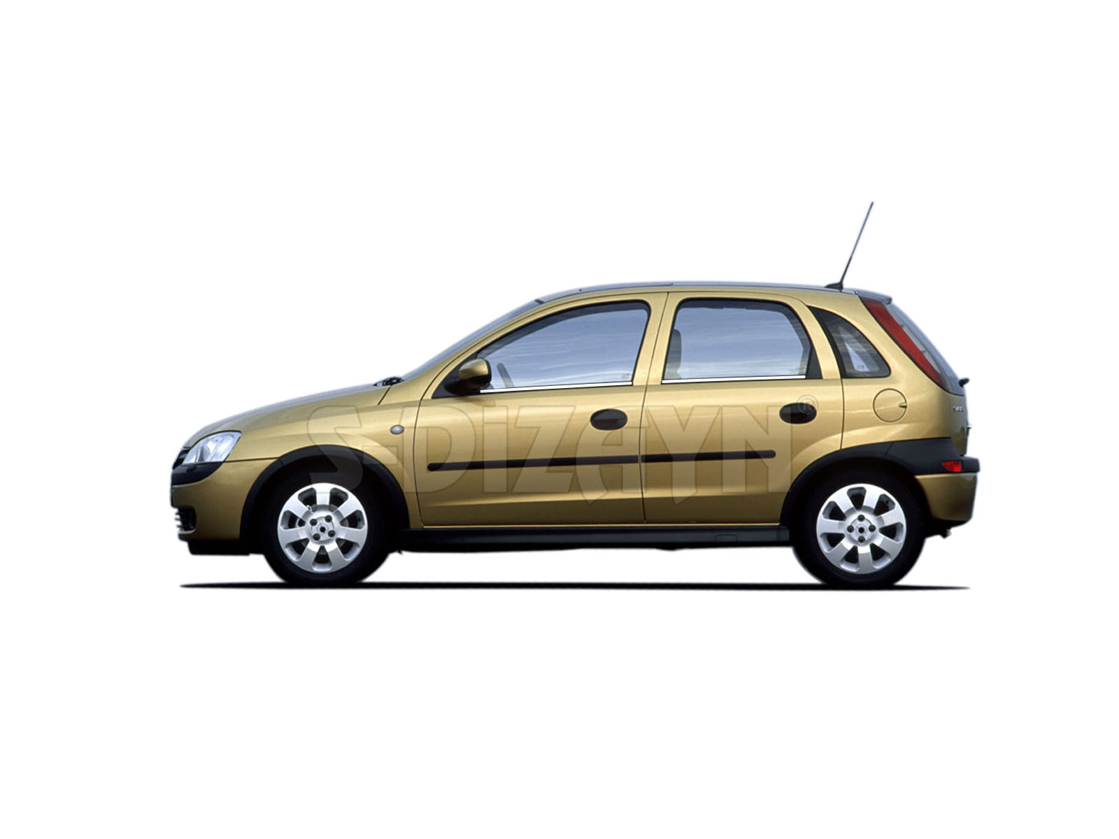 S-Dizayn Opel Corsa C Krom Cam Çıtası 4 Prç 2000-2006 S-Dizayn Opel Corsa C Krom Cam Çıtası 4 Prç 2000-2006