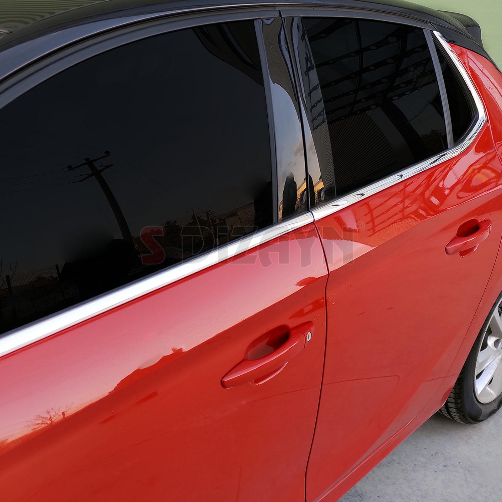 S-Dizayn Opel Corsa F Krom Cam Çıtası 6 Prç. 2019 Üzeri S-Dizayn Opel Corsa F Krom Cam Çıtası 6 Prç. 2019 Üzeri