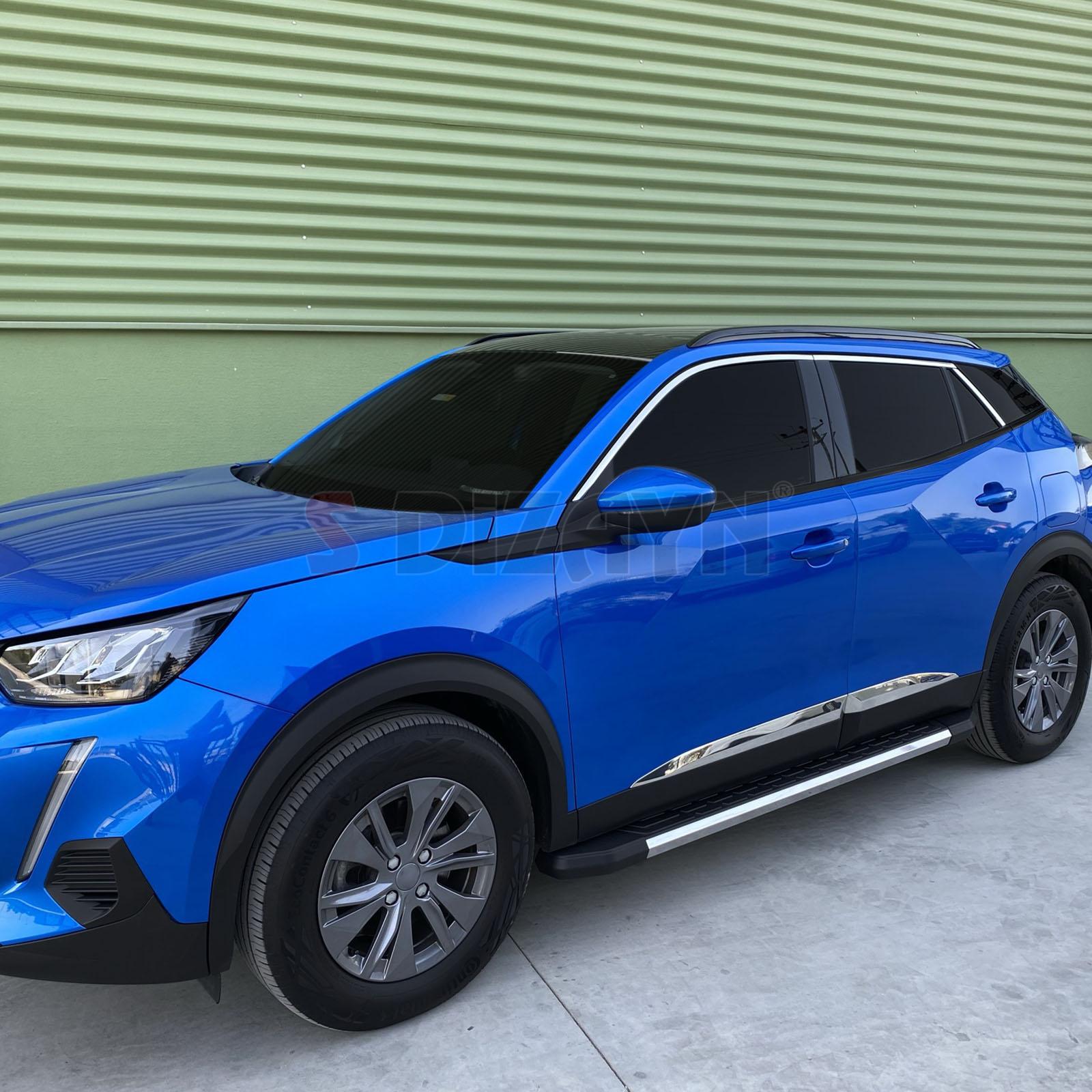 S-Dizayn Peugeot 2008 2 Krom Cam Üst Çıtası 6 Prç 2020-2023 S-Dizayn Peugeot 2008 2 Krom Cam Üst Çıtası 6 Prç 2020-2023