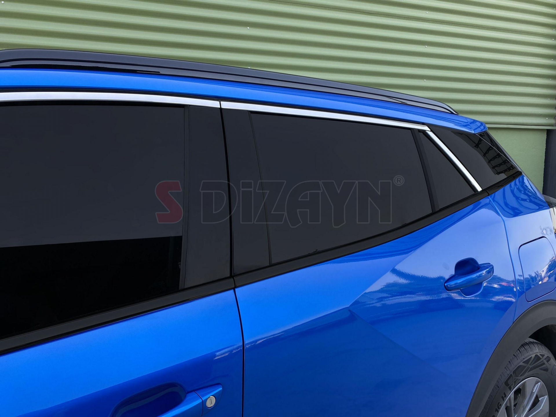 S-Dizayn Peugeot 2008 2 Krom Cam Üst Çıtası 6 Prç 2020-2023 S-Dizayn Peugeot 2008 2 Krom Cam Üst Çıtası 6 Prç 2020-2023