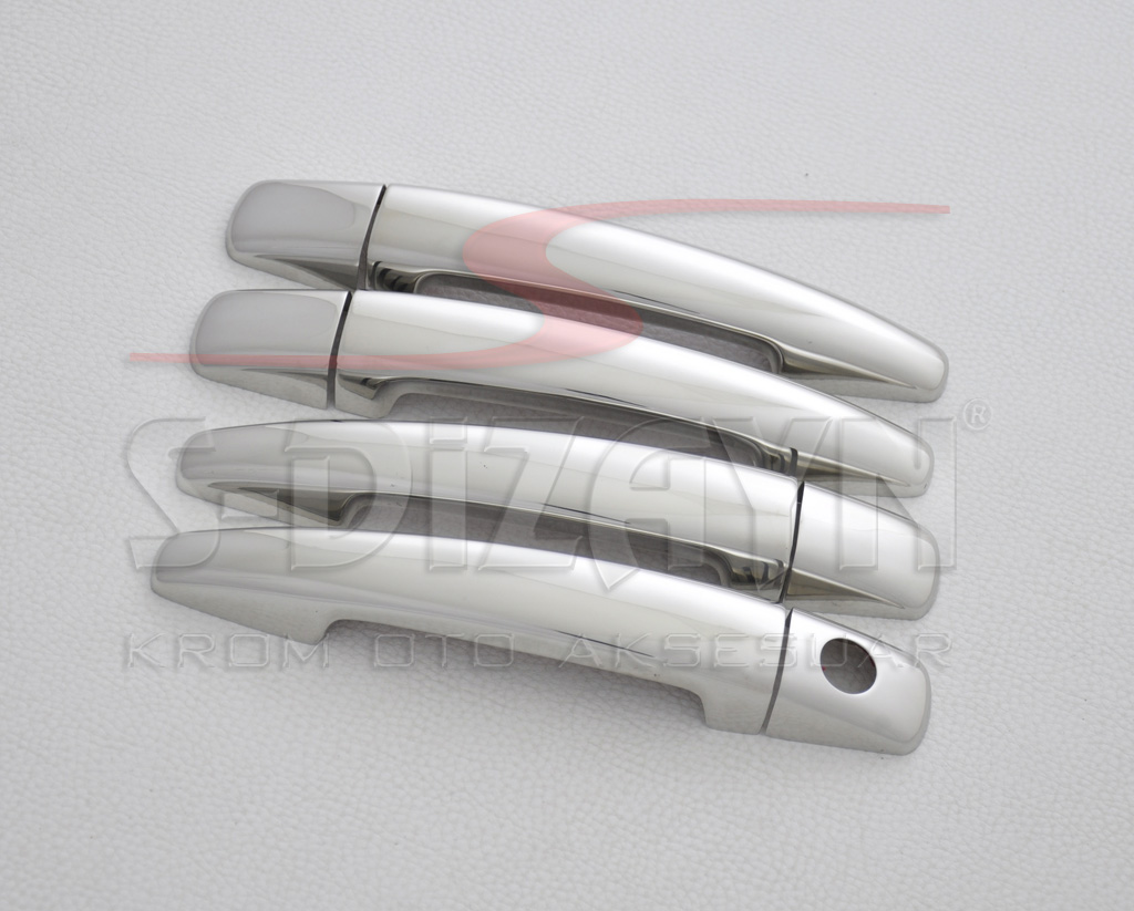S-Dizayn Peugeot 2008 Krom Kapı Kolu 4 Kapı 2013-2019 S-Dizayn Peugeot 2008 Krom Kapı Kolu 4 Kapı 2013-2019