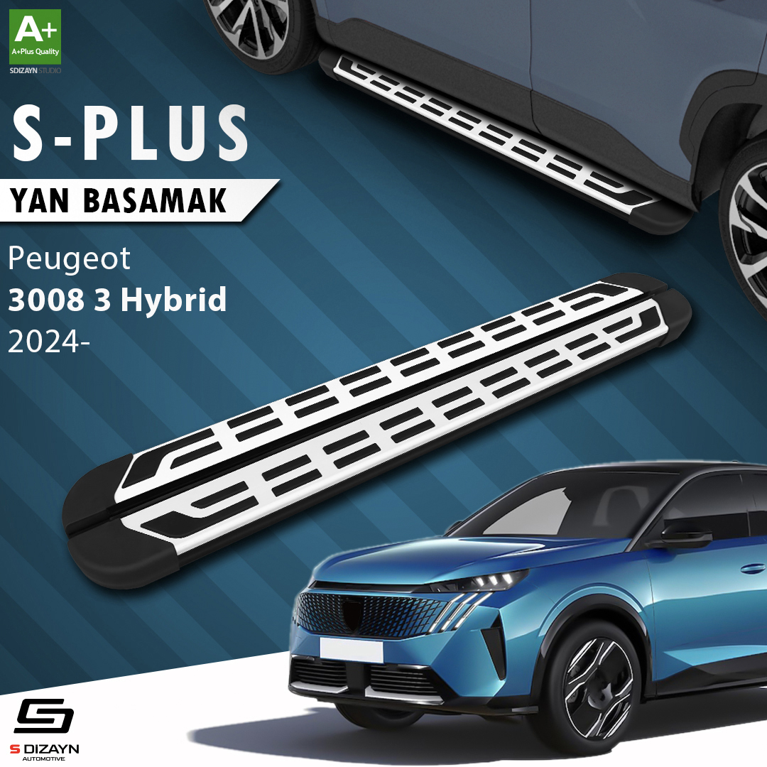 S-Dizayn Peugeot 3008 3 Hybrid S-Plus Gri Yan Basamak 183 Cm 2024 Üzeri A+ Kalite S-Dizayn Peugeot 3008 3 Hybrid S-Plus Gri Yan Basamak 183 Cm 2024 Üzeri A+ Kalite