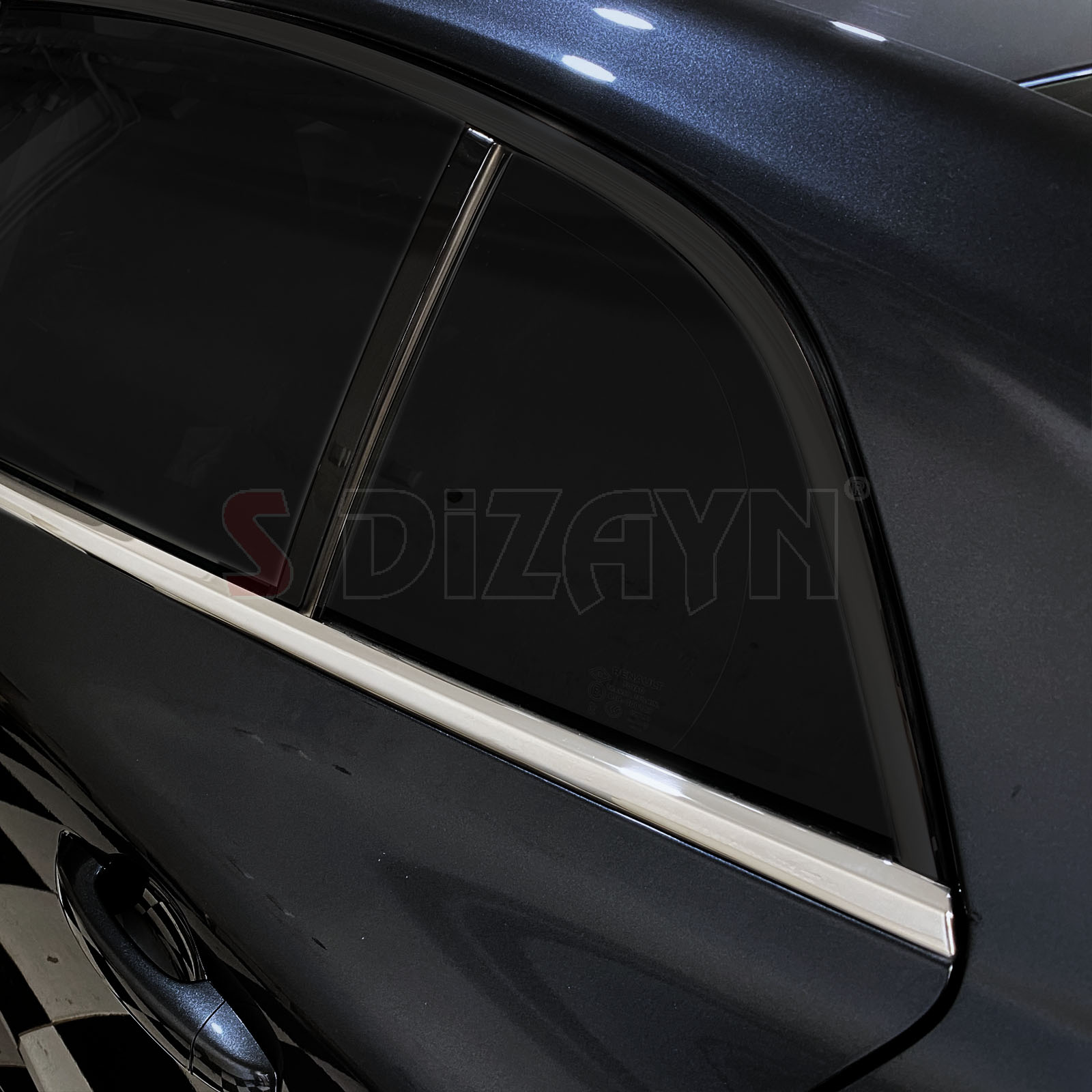 S-Dizayn Renault Megane 4 SD Krom Cam Çıtası 6 Prç. 2016-2020 S-Dizayn Renault Megane 4 SD Krom Cam Çıtası 6 Prç. 2016-2020