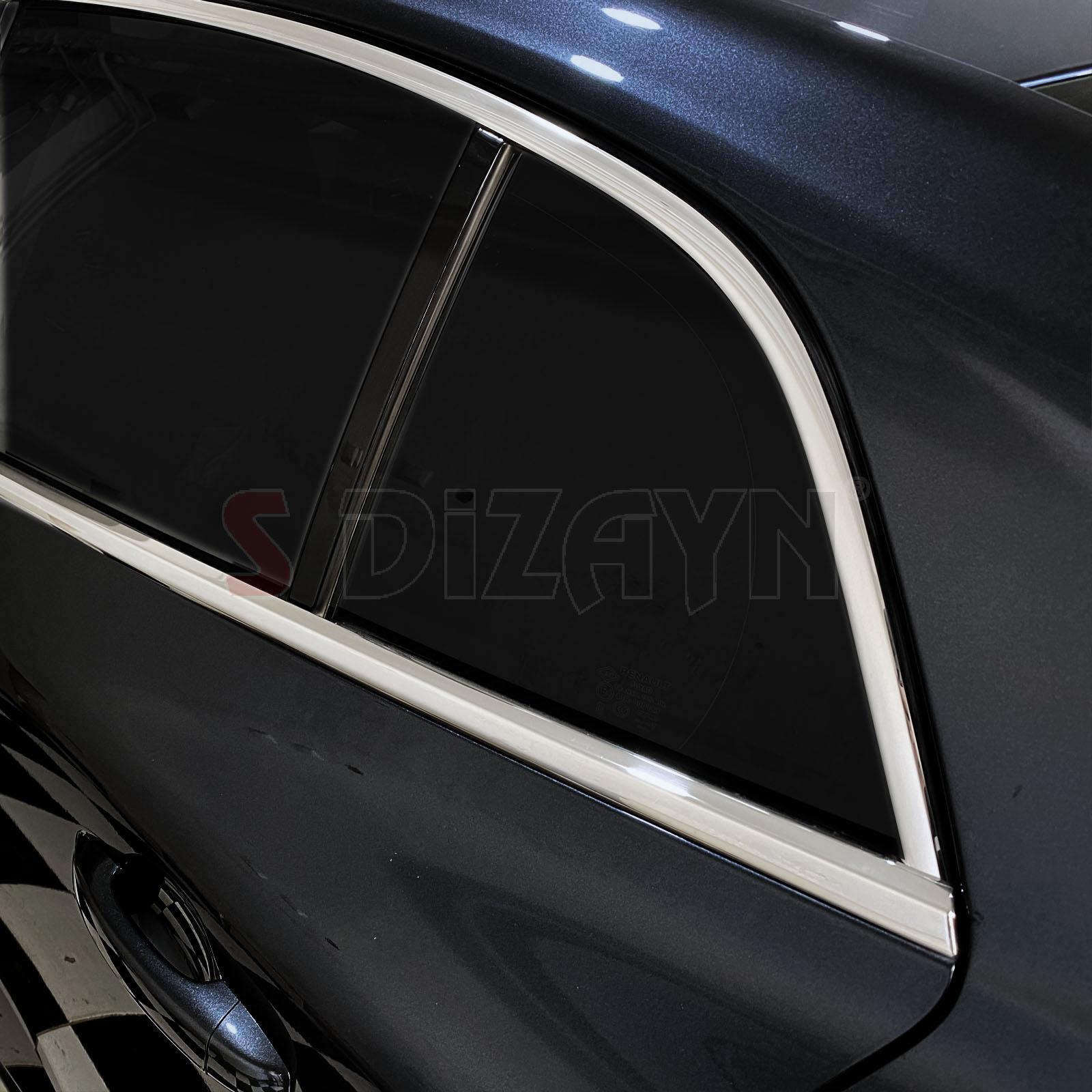 S-Dizayn Renault Megane 4 SD Krom Cam Üst Çıtası 6 Prç. 2016-2020 S-Dizayn Renault Megane 4 SD Krom Cam Üst Çıtası 6 Prç. 2016-2020