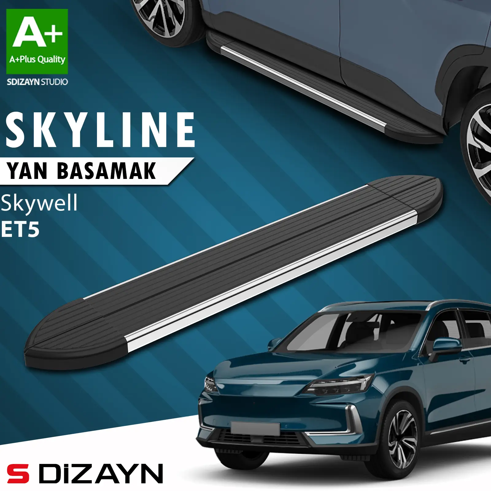 Skywell ET5 Skyline Krom Yan Basamak 193 Cm 2021 Üzeri A+ Kalite