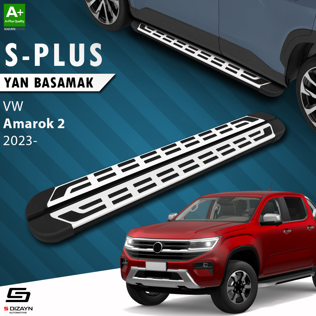 S-Dizayn VW Amarok 2 S-Plus Gri Yan Basamak 203 Cm 2023 Üzeri A+ Kalite S-Dizayn VW Amarok 2 S-Plus Gri Yan Basamak 203 Cm 2023 Üzeri A+ Kalite