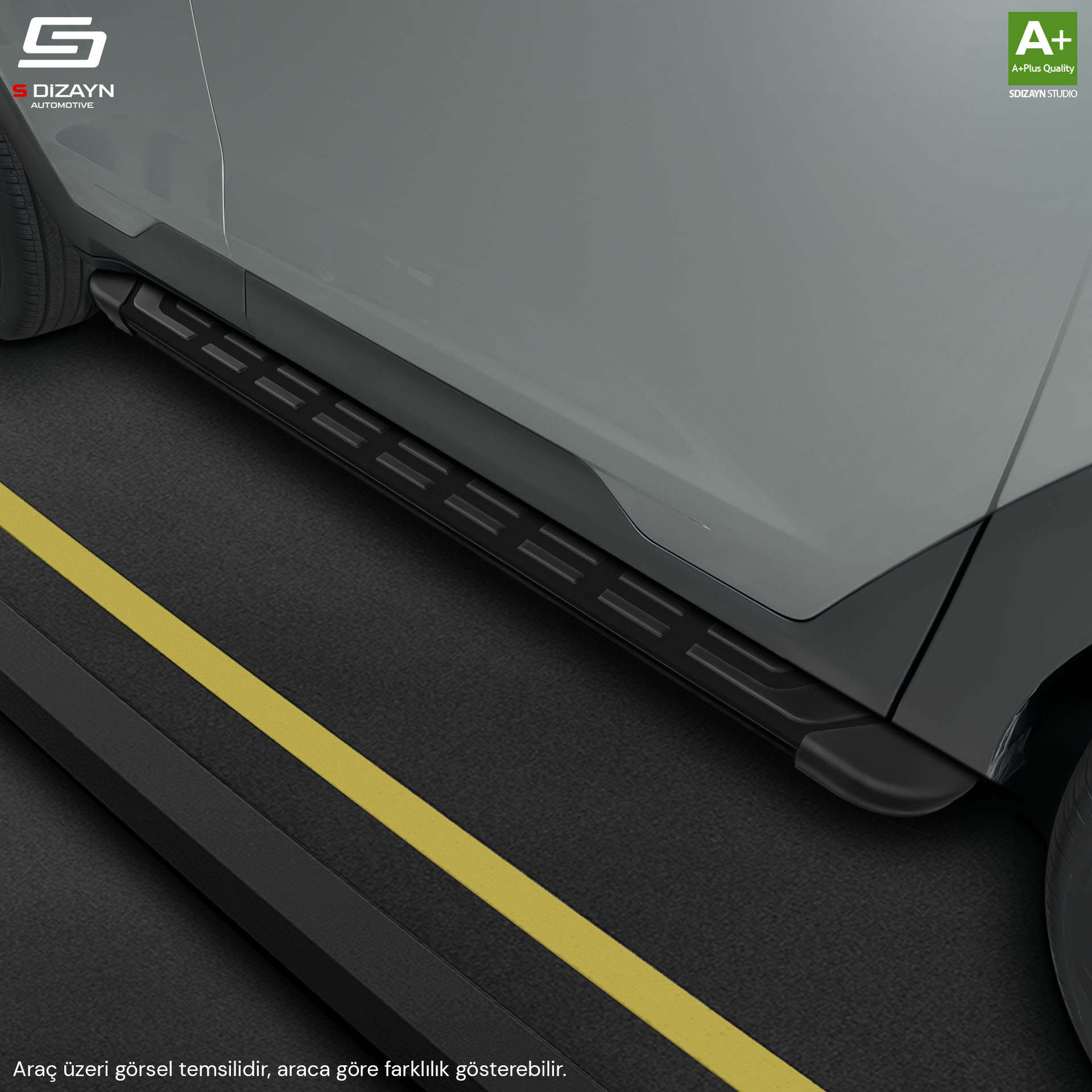 S-Dizayn VW Amarok 2 S-Plus Siyah Yan Basamak 203 Cm 2023 Üzeri A+ Kalite S-Dizayn VW Amarok 2 S-Plus Siyah Yan Basamak 203 Cm 2023 Üzeri A+ Kalite