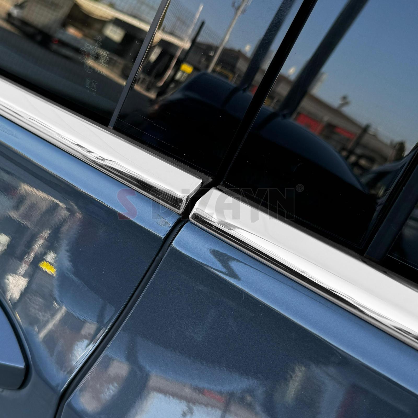 S-Dizayn VW Golf 8 HB Krom Cam Çıtası 6 Prç. 2020 Üzeri A+ Kalite S-Dizayn VW Golf 8 HB Krom Cam Çıtası 6 Prç. 2020 Üzeri A+ Kalite