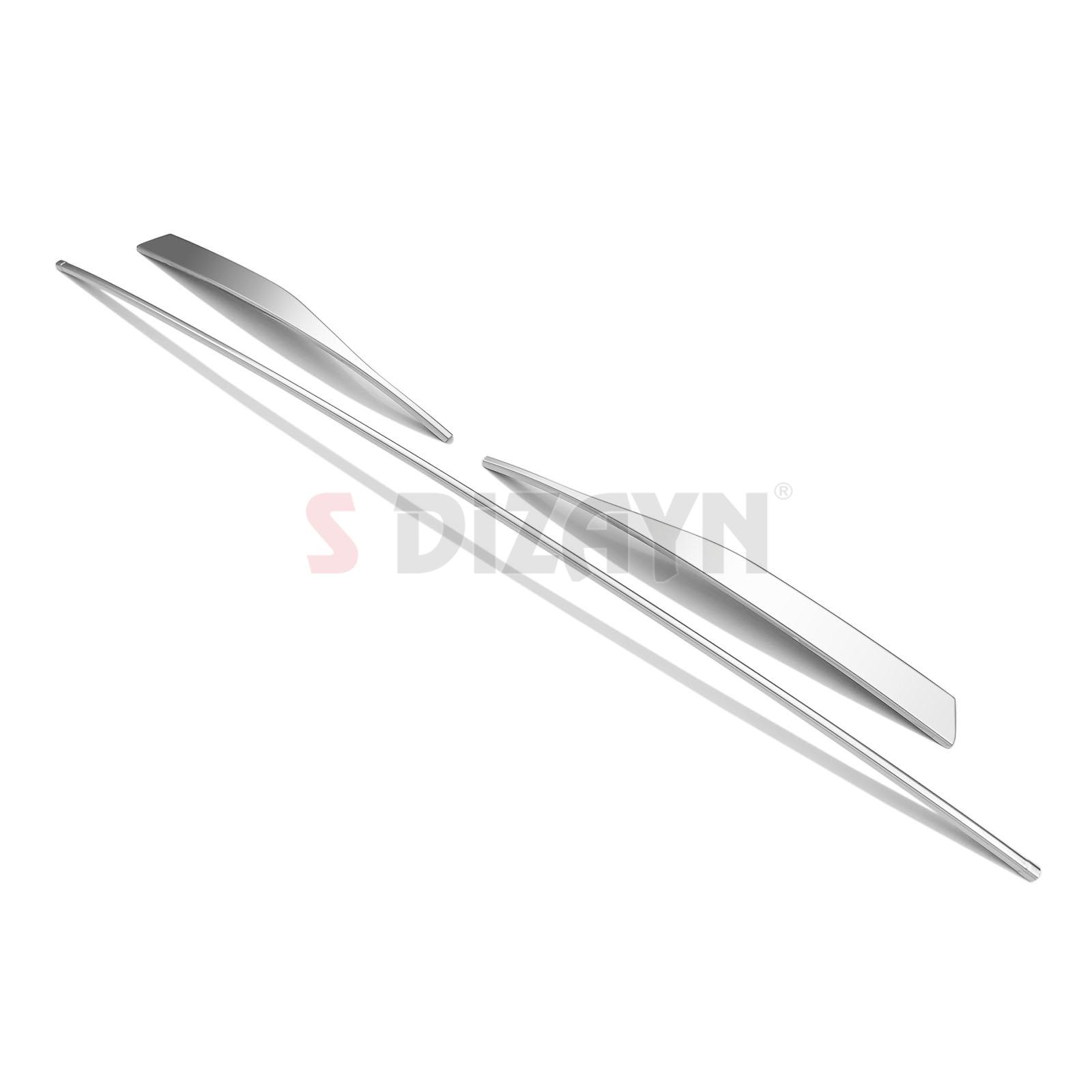 S-Dizayn VW Golf 8 HB Krom Ön Tampon Alt Çıtası 3 Prç. 2020-2024 S-Dizayn VW Golf 8 HB Krom Ön Tampon Alt Çıtası 3 Prç. 2020-2024