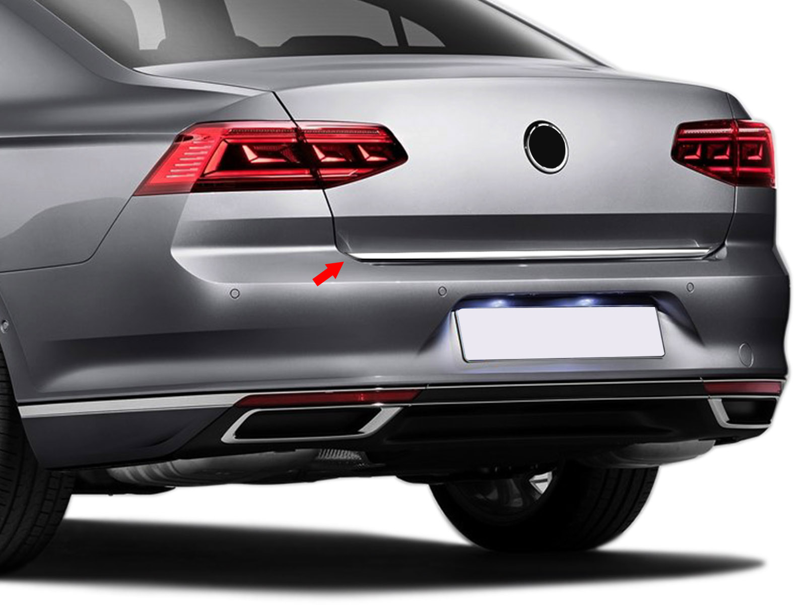S-Dizayn VW Passat B8.5 Krom Bagaj Alt Çıtası 2019-2023 S-Dizayn VW Passat B8.5 Krom Bagaj Alt Çıtası 2019-2023