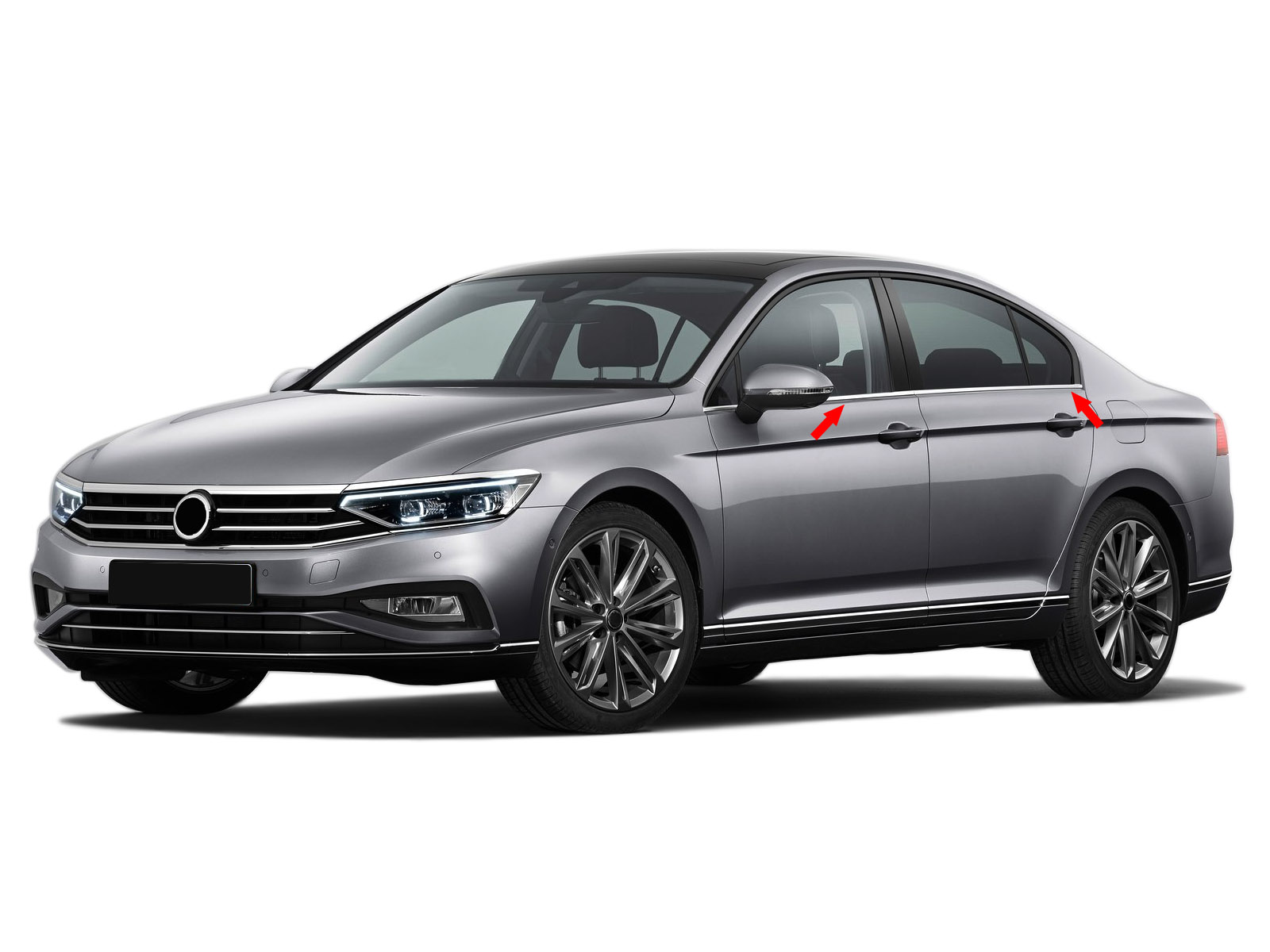 S-Dizayn VW Passat B8.5 Krom Cam Çıtası 4 Parça 2019-2023 S-Dizayn VW Passat B8.5 Krom Cam Çıtası 4 Parça 2019-2023