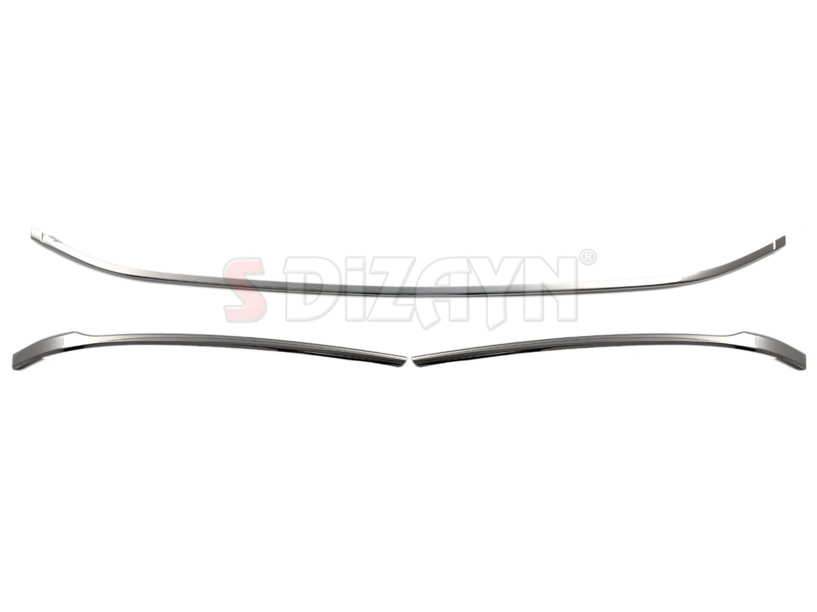 S-Dizayn VW Passat B8.5 Krom Ön Tampon Alt Çıtası 3 Parça 2019-2023 S-Dizayn VW Passat B8.5 Krom Ön Tampon Alt Çıtası 3 Parça 2019-2023