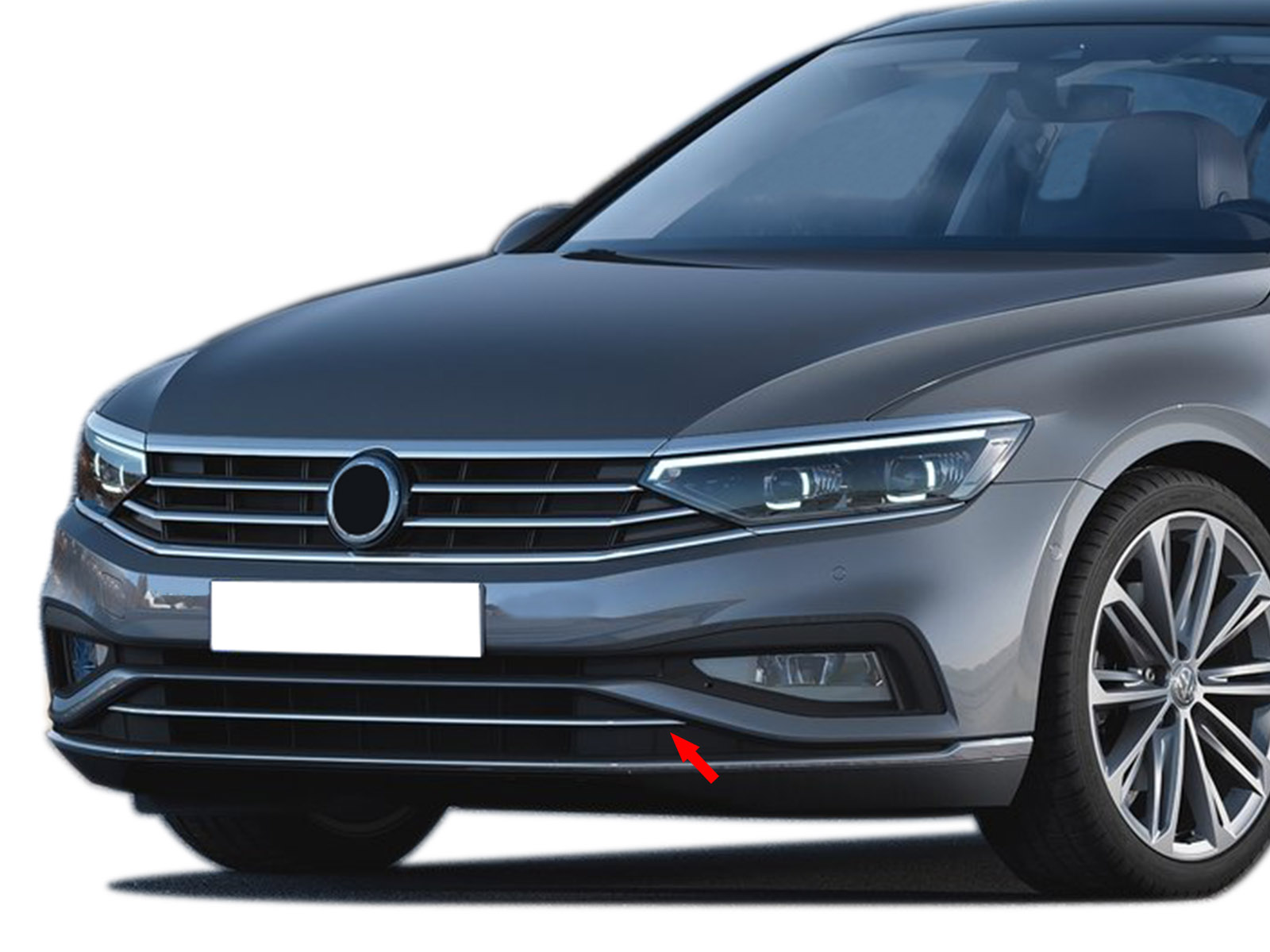 S-Dizayn VW Passat B8.5 Krom Ön Tampon Çıtası 2019-2023 S-Dizayn VW Passat B8.5 Krom Ön Tampon Çıtası 2019-2023